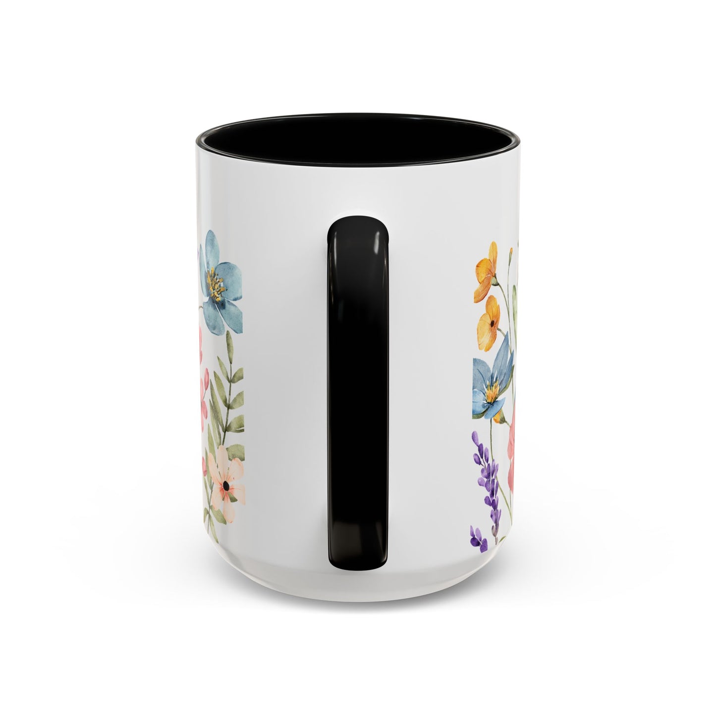 Copy of Floral Accent Coffee Mug | Colorful Botanical Design for Nature Lovers