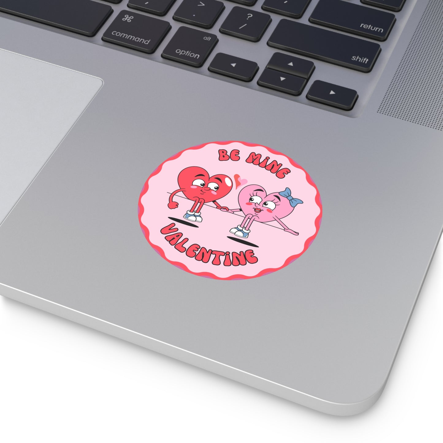 Valentine Round Stickers - Be Mine