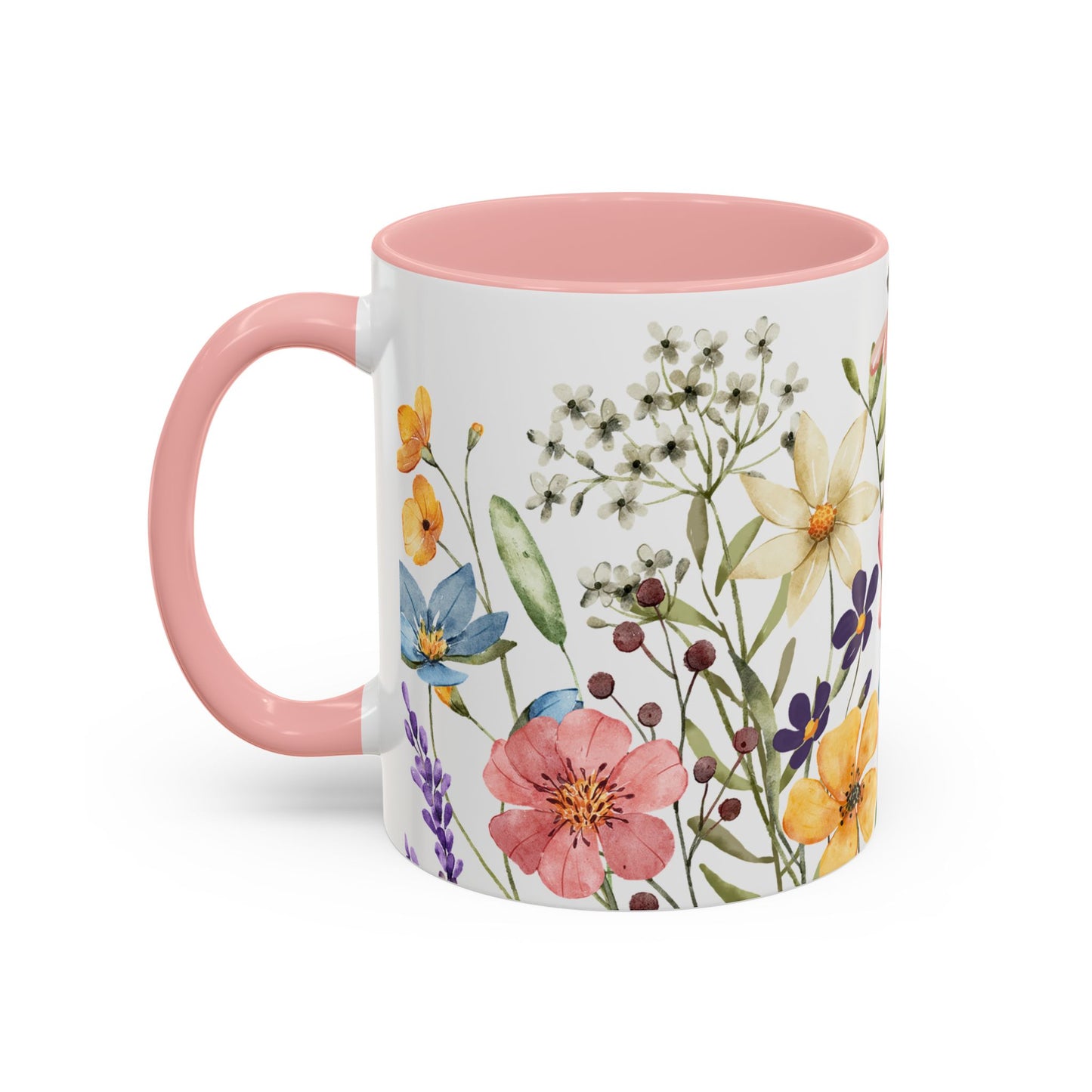 Copy of Floral Accent Coffee Mug | Colorful Botanical Design for Nature Lovers