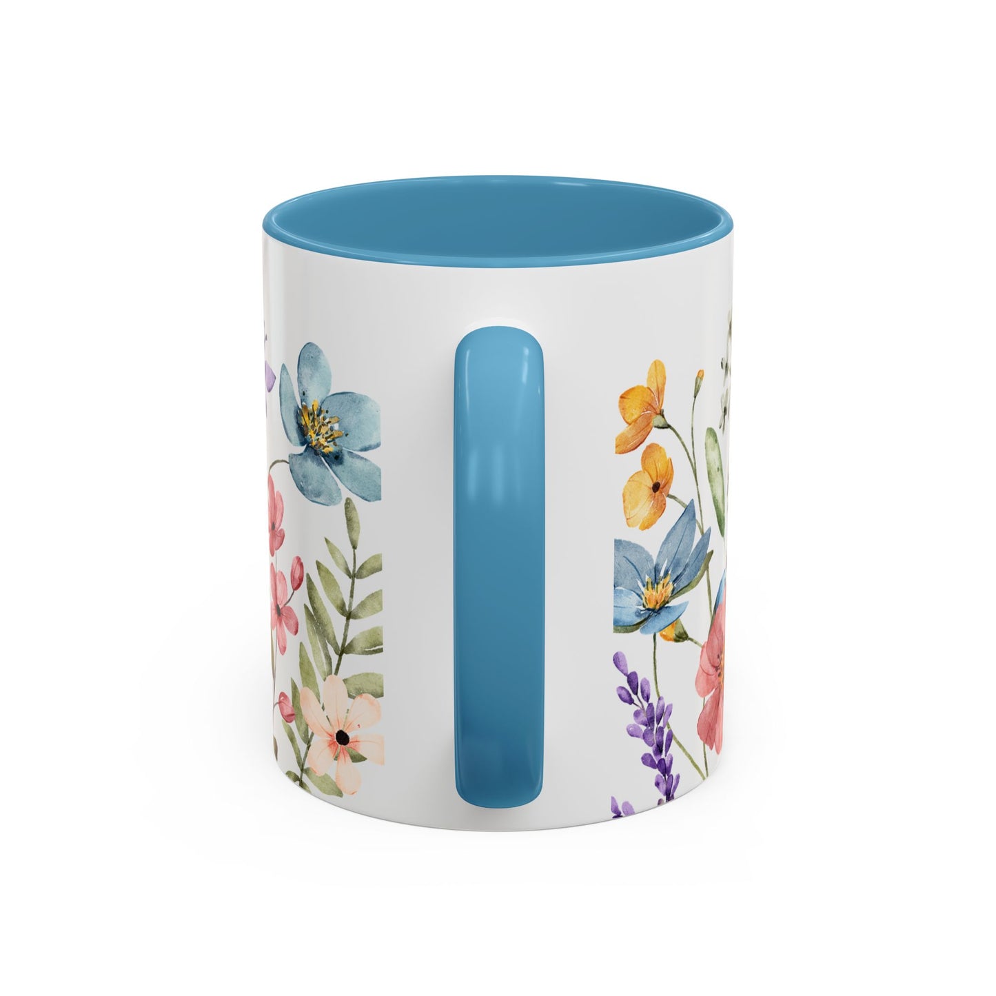 Copy of Floral Accent Coffee Mug | Colorful Botanical Design for Nature Lovers