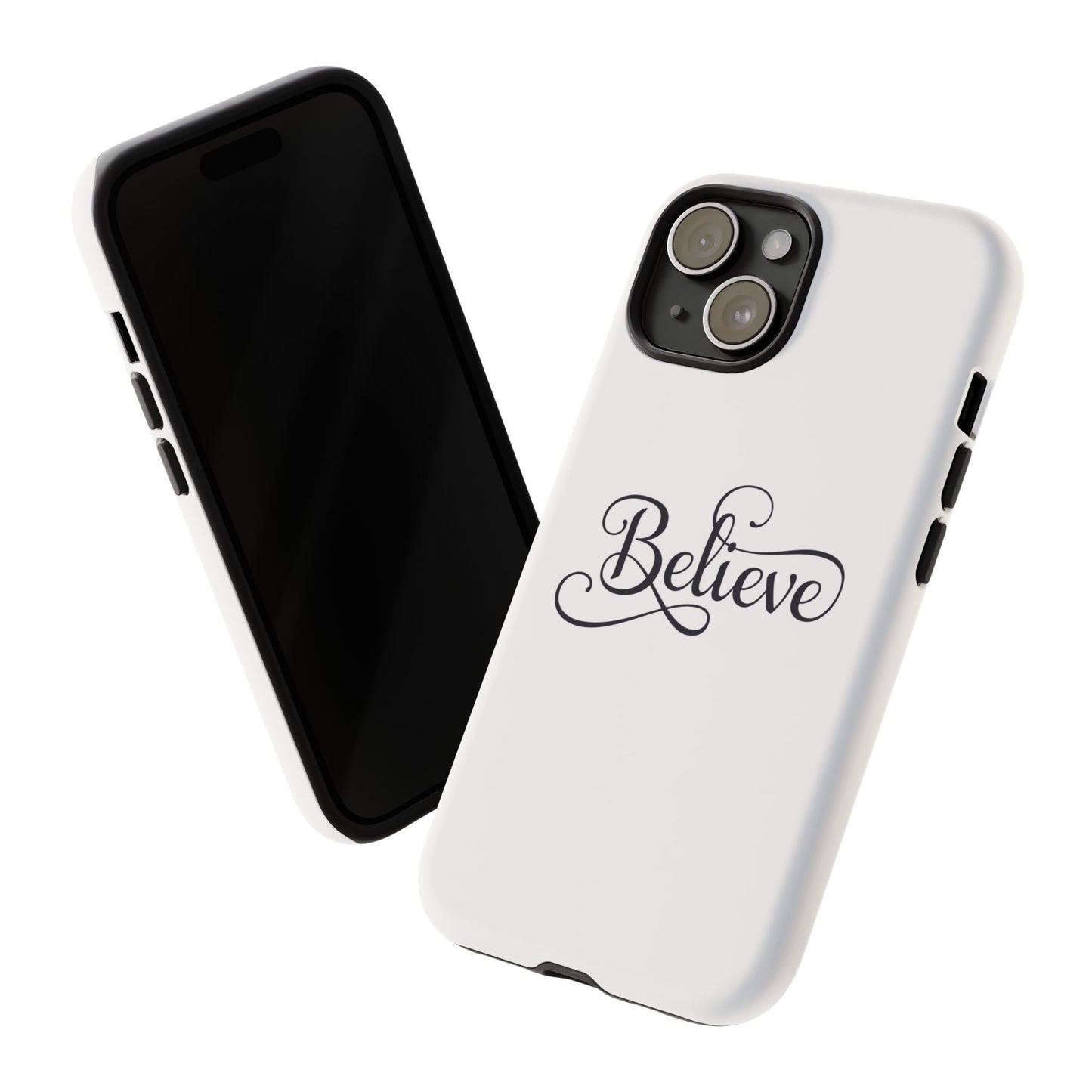 Tough Phone Case with Faith message