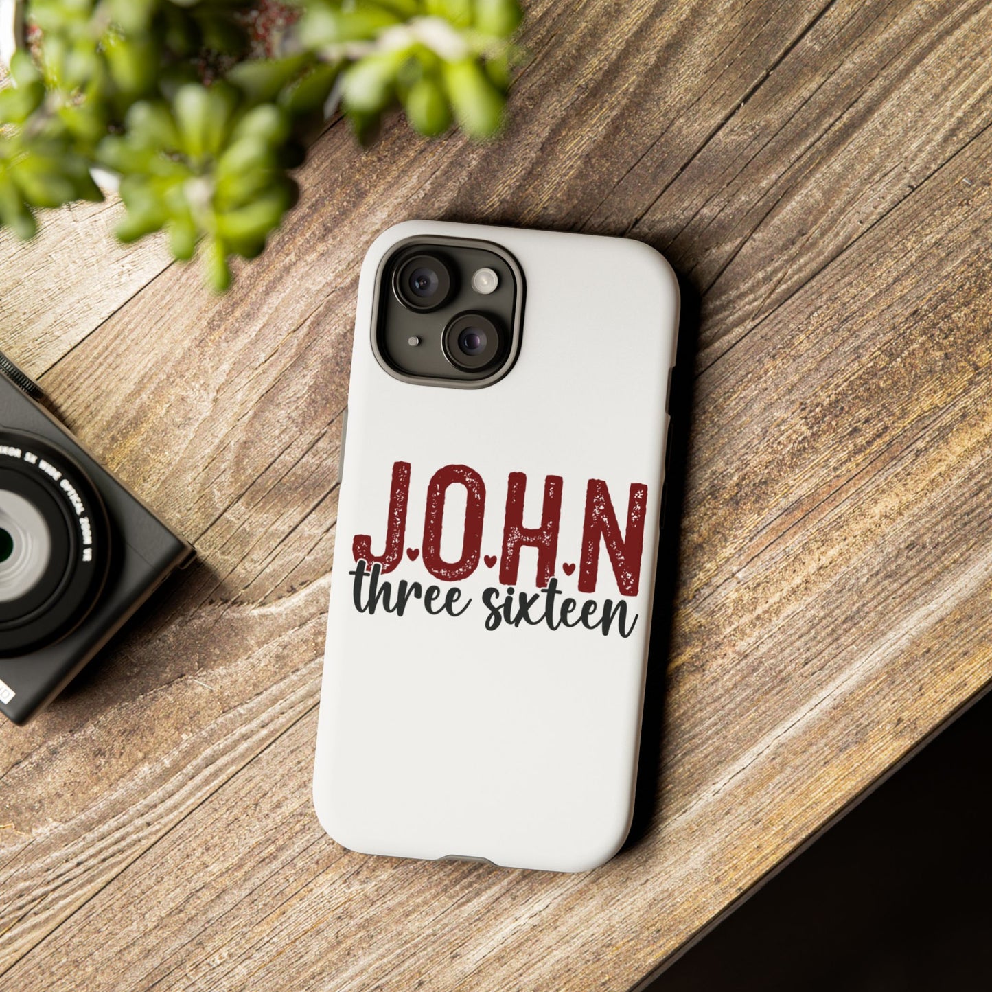 Phone Case, Christian iPhone Cover  Inspirational Cell Phone Protector with Scripture