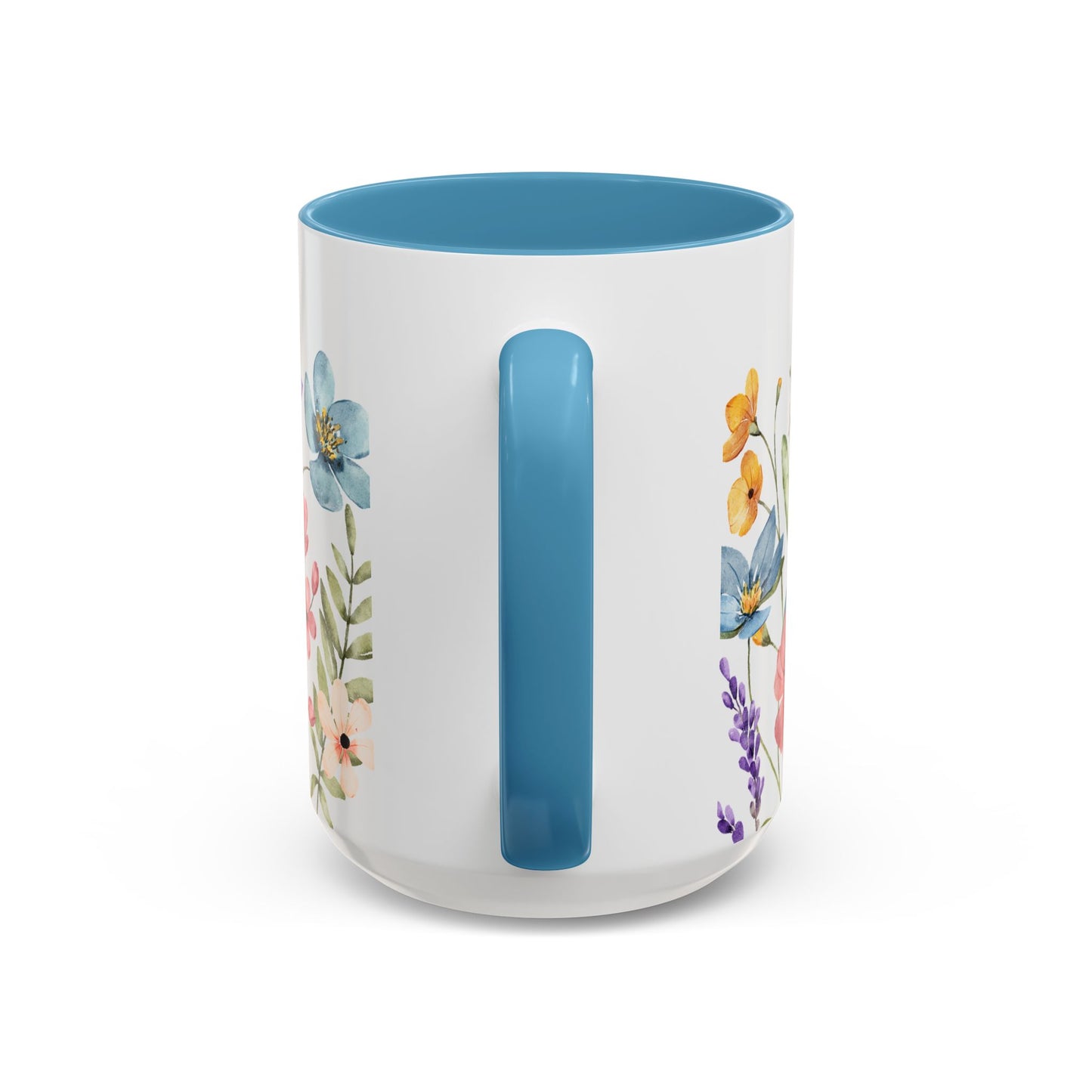 Copy of Floral Accent Coffee Mug | Colorful Botanical Design for Nature Lovers