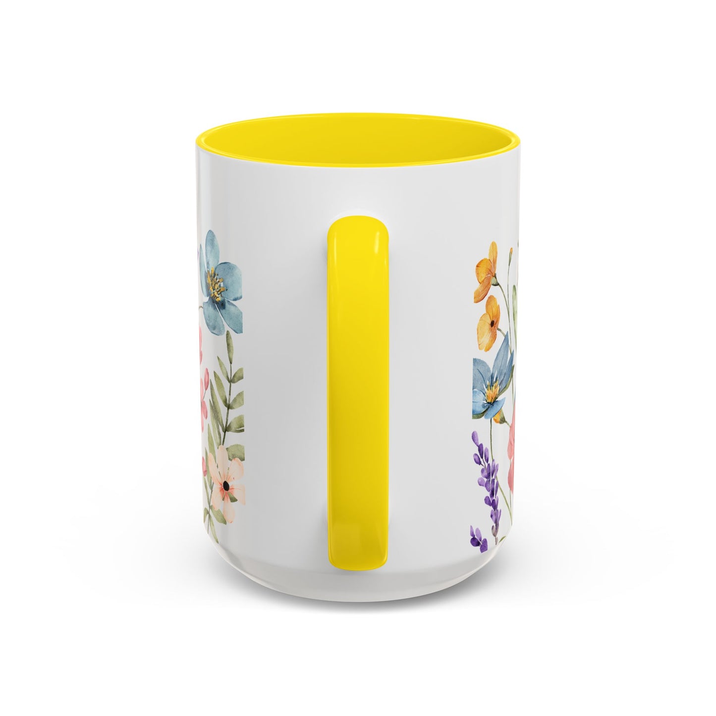 Copy of Floral Accent Coffee Mug | Colorful Botanical Design for Nature Lovers