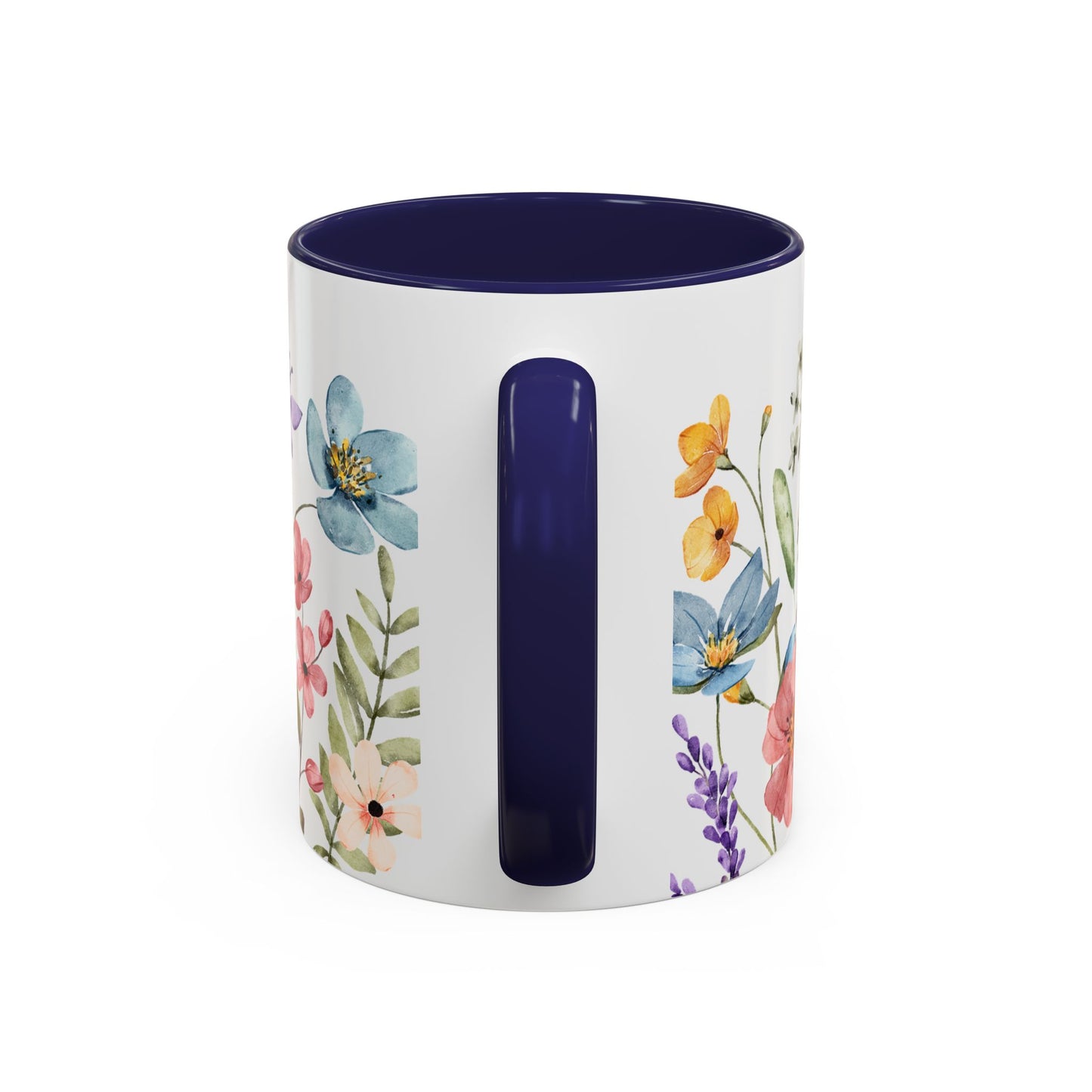 Copy of Floral Accent Coffee Mug | Colorful Botanical Design for Nature Lovers