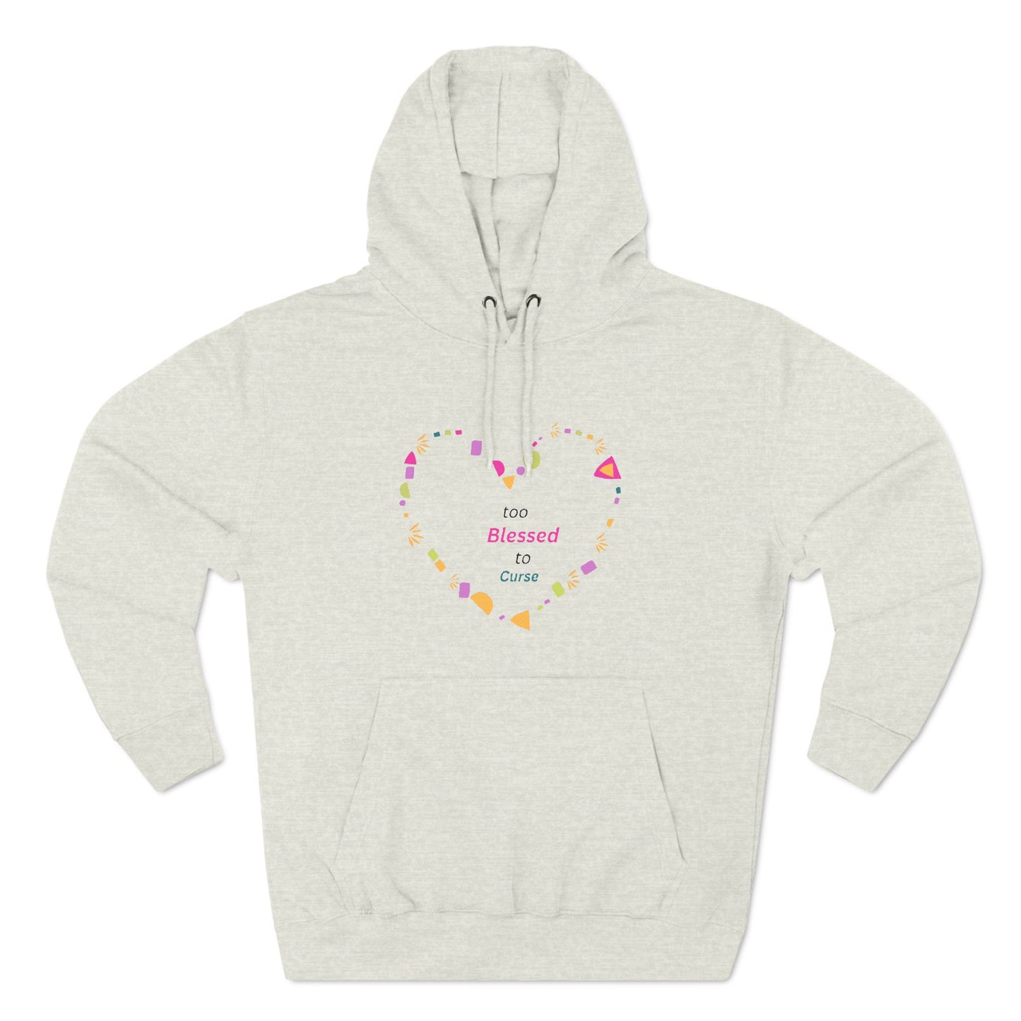 Three-Panel Fleece Hoodie