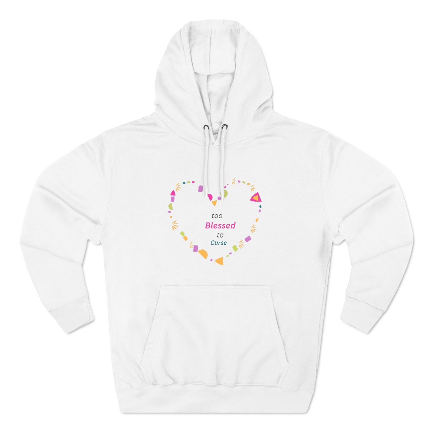 Three-Panel Fleece Hoodie