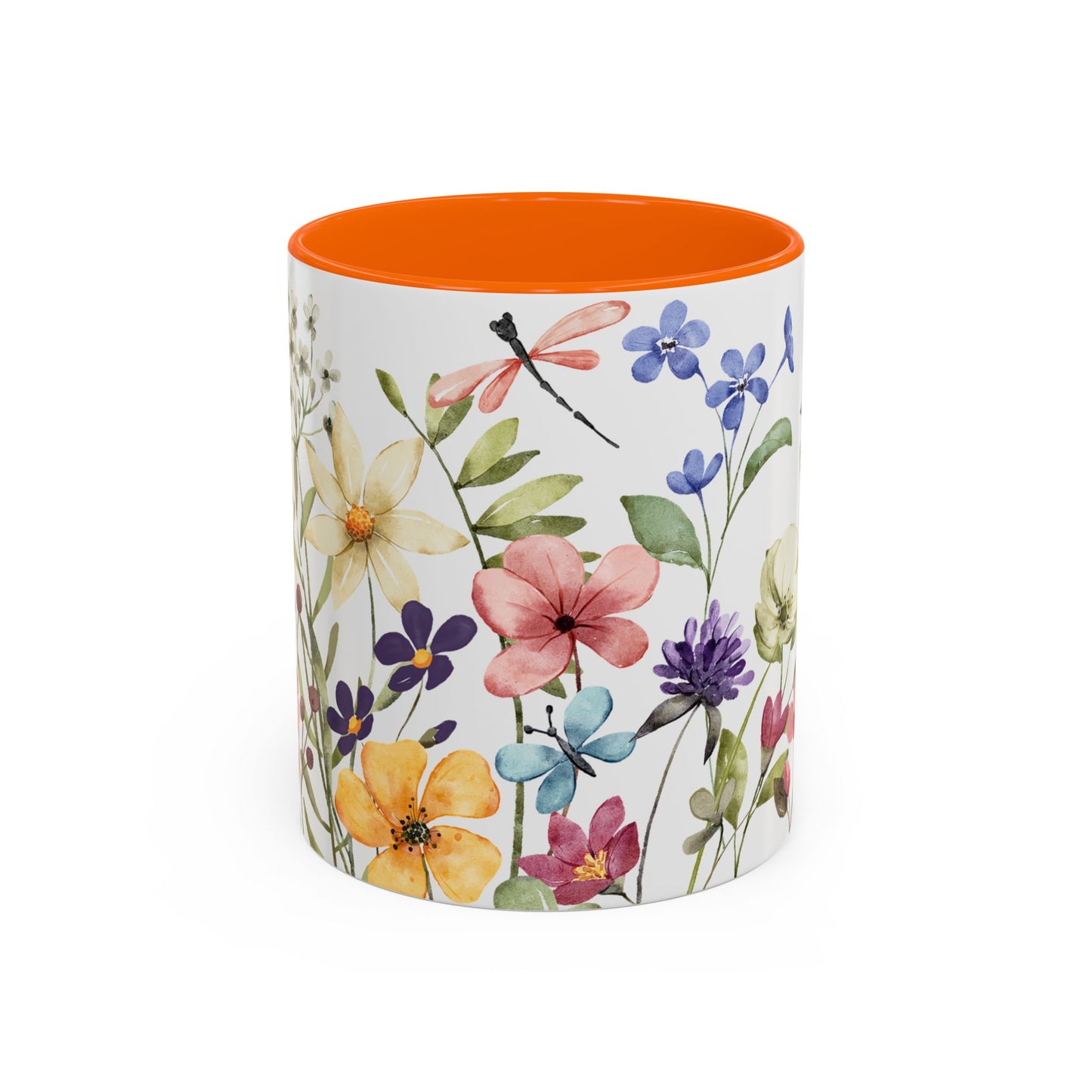 Copy of Floral Accent Coffee Mug | Colorful Botanical Design for Nature Lovers