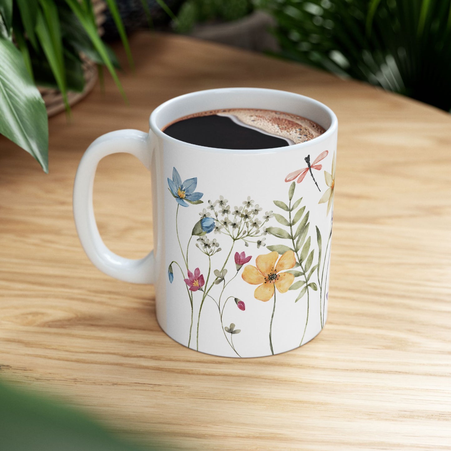 Copy of Floral Ceramic Mug | Coffee Cup with Wildflower Design, Ideal Gift for Flower Lovers, Mother's Day, Birthday, Home Decor, Tea Lover