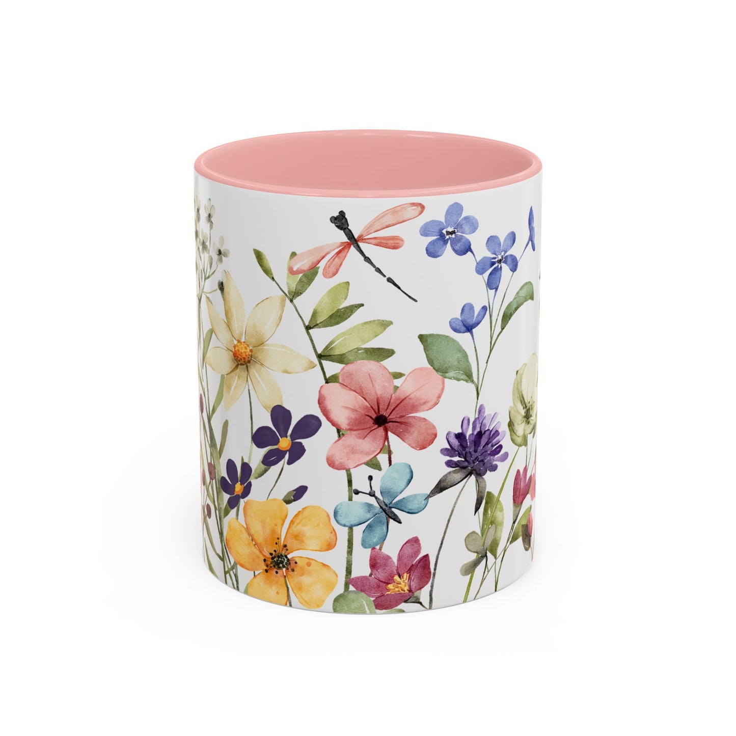 Copy of Floral Accent Coffee Mug | Colorful Botanical Design for Nature Lovers