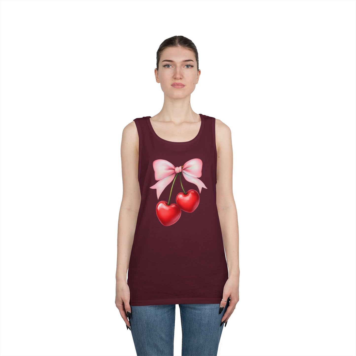 Cherry Hearts Tank Top