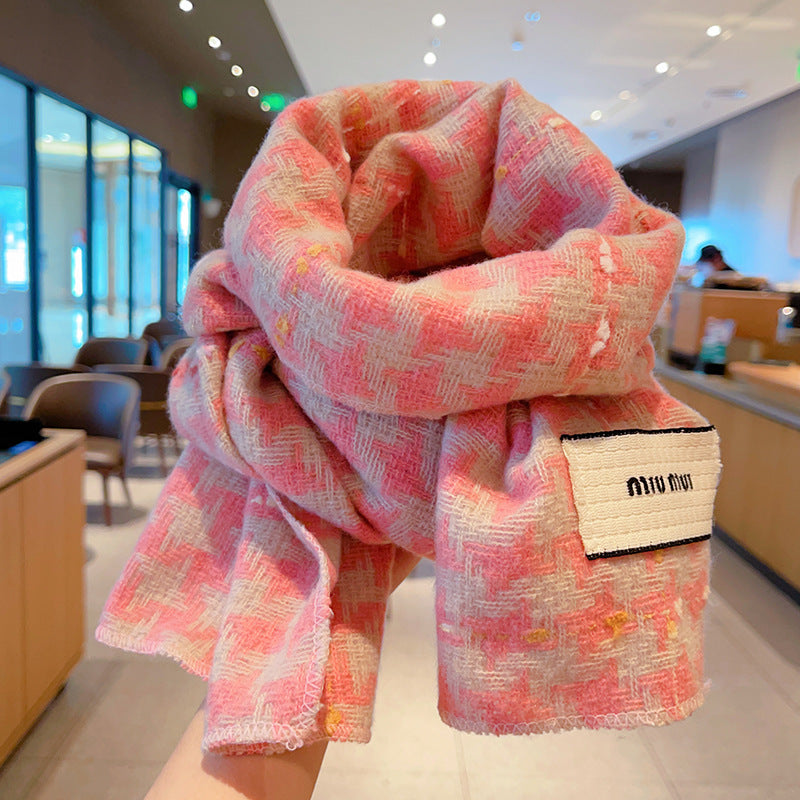 New Warm Thick Color Autumn And Winter Children's Scarf