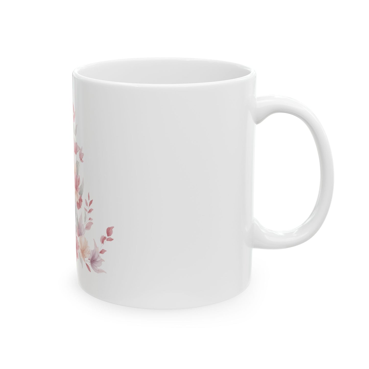 Boho wild flower Coffee Mug with Bible Verse Proverbs 10:22