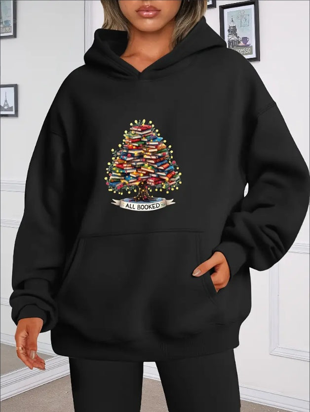 Men'S And Women'S Oversized Sweatshirt Christmas Tree Pattern Hoodie Fashion Trend Print Hoodie Wide Version Can Adapt To Any Figure Autumn Winter Is The Best To Wear For Male And Female Friends Or Fa