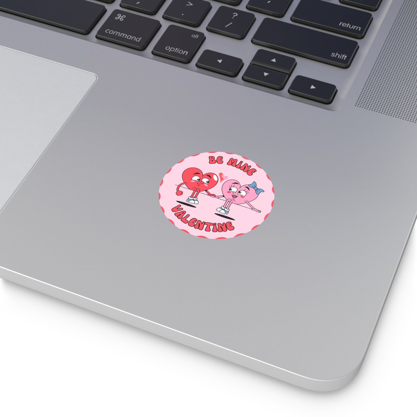 Valentine Round Stickers - Be Mine