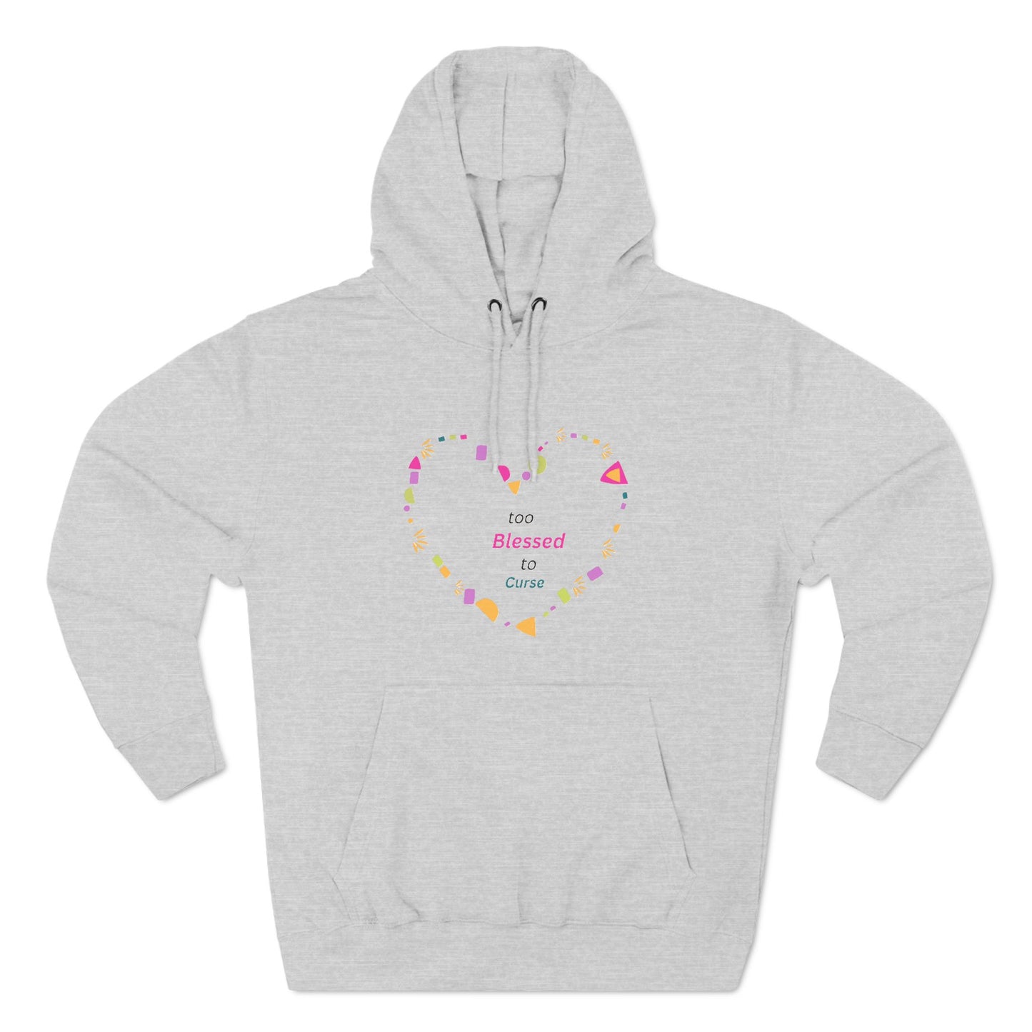 Three-Panel Fleece Hoodie