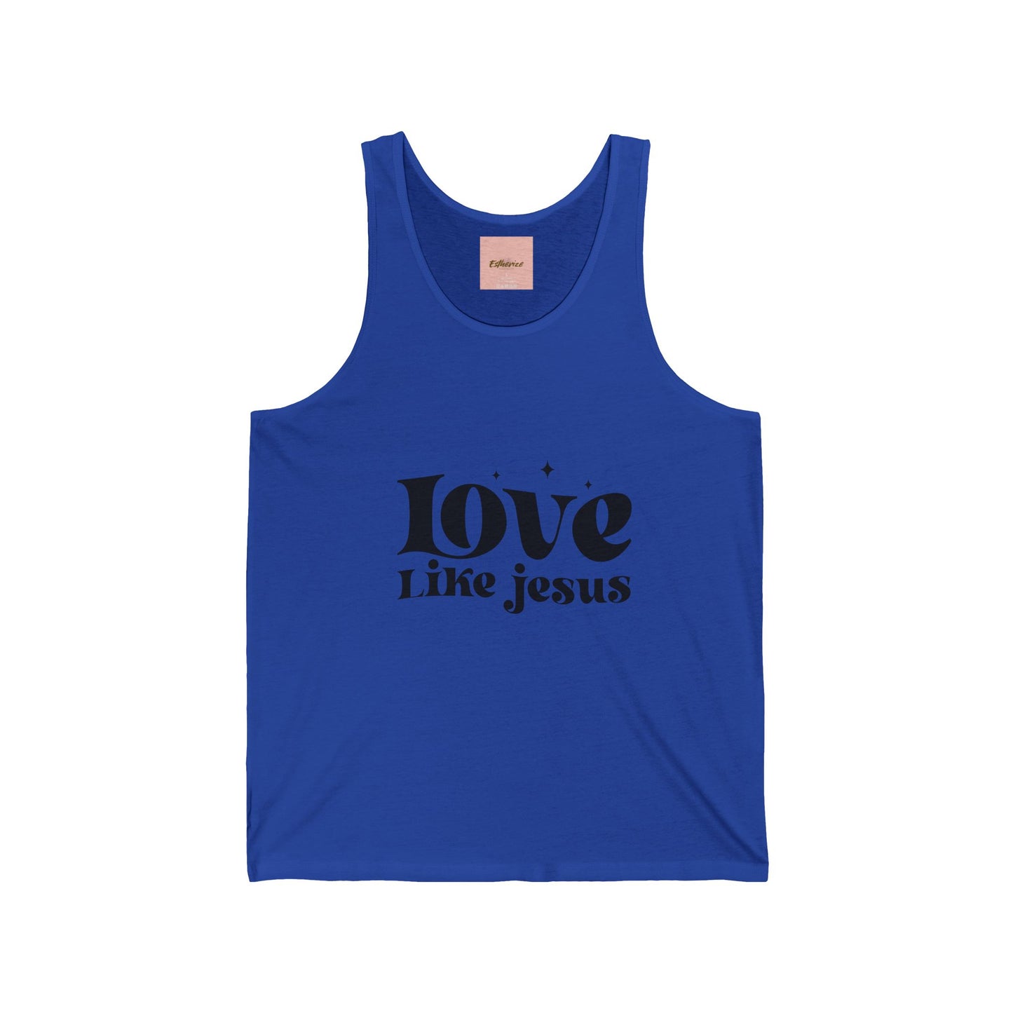 Inspirational Tank Top - Love Like Jesus Unisex Jersey