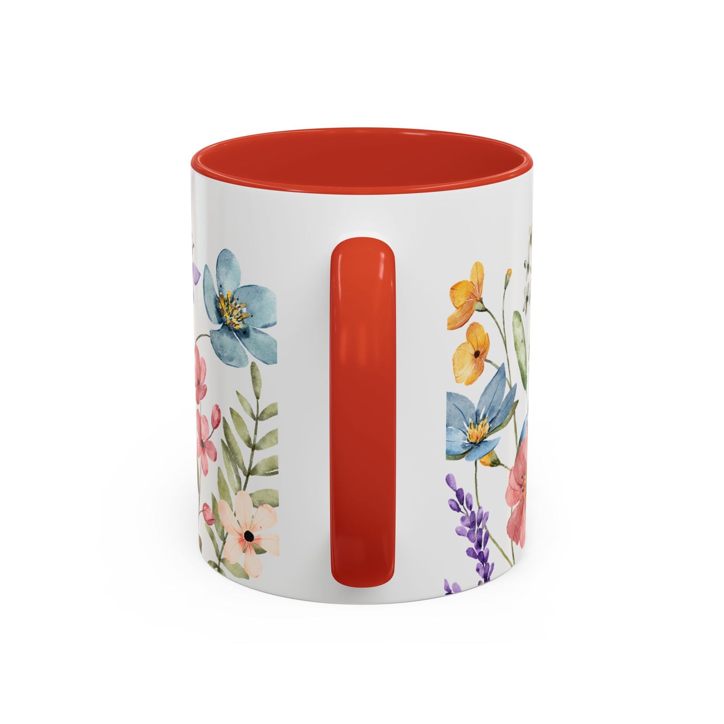 Copy of Floral Accent Coffee Mug | Colorful Botanical Design for Nature Lovers