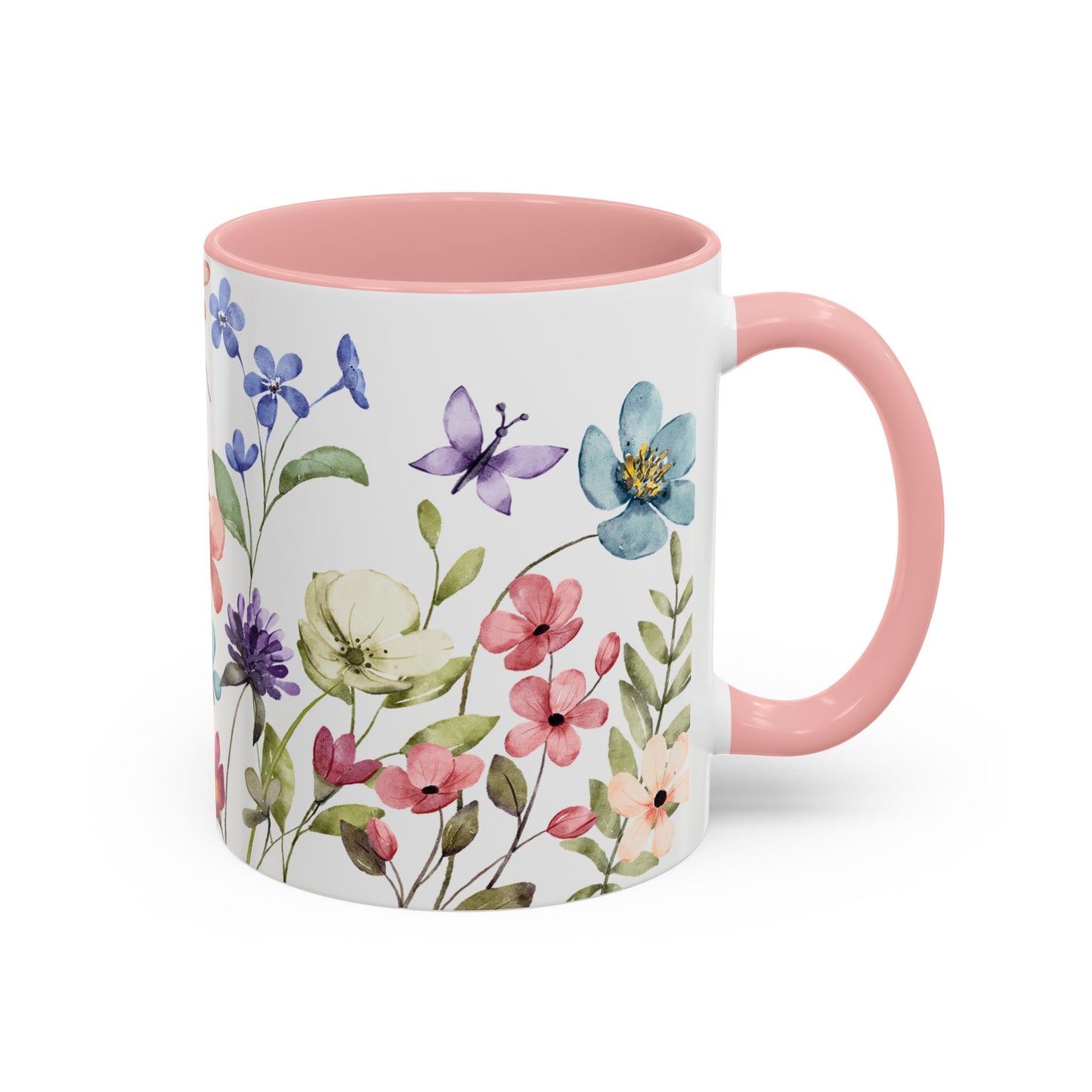 Copy of Floral Accent Coffee Mug | Colorful Botanical Design for Nature Lovers