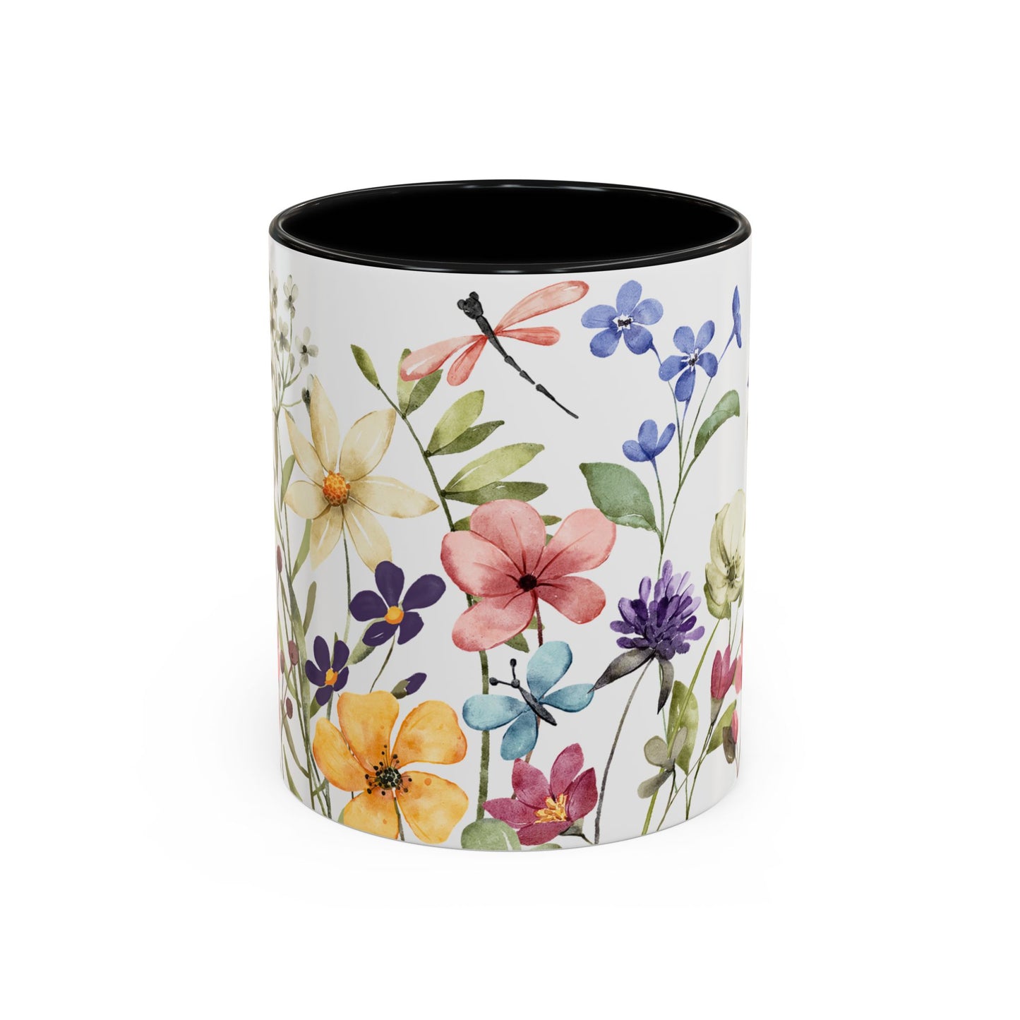 Copy of Floral Accent Coffee Mug | Colorful Botanical Design for Nature Lovers