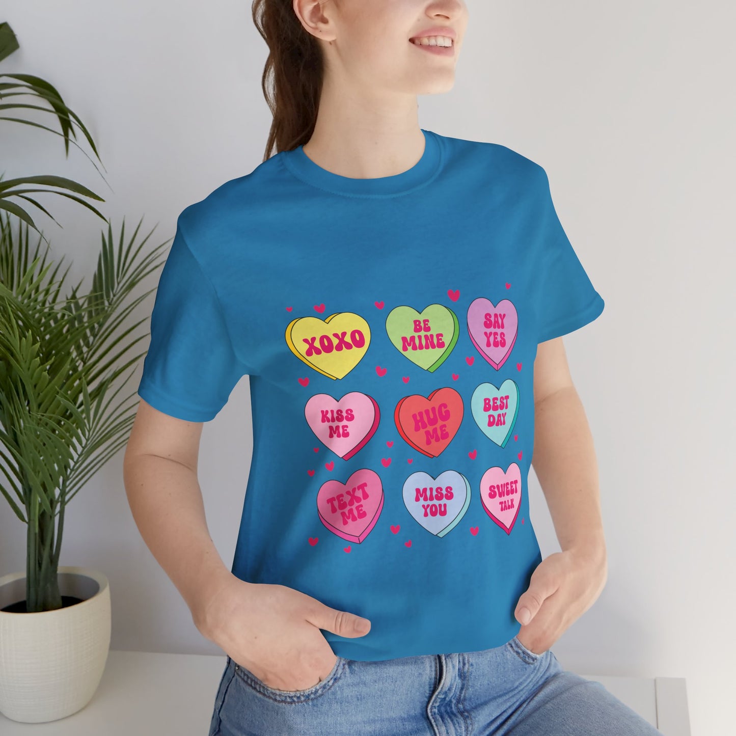 Unisex Jersey Short Sleeve Tee -Valentine's Day Love T-Shirt