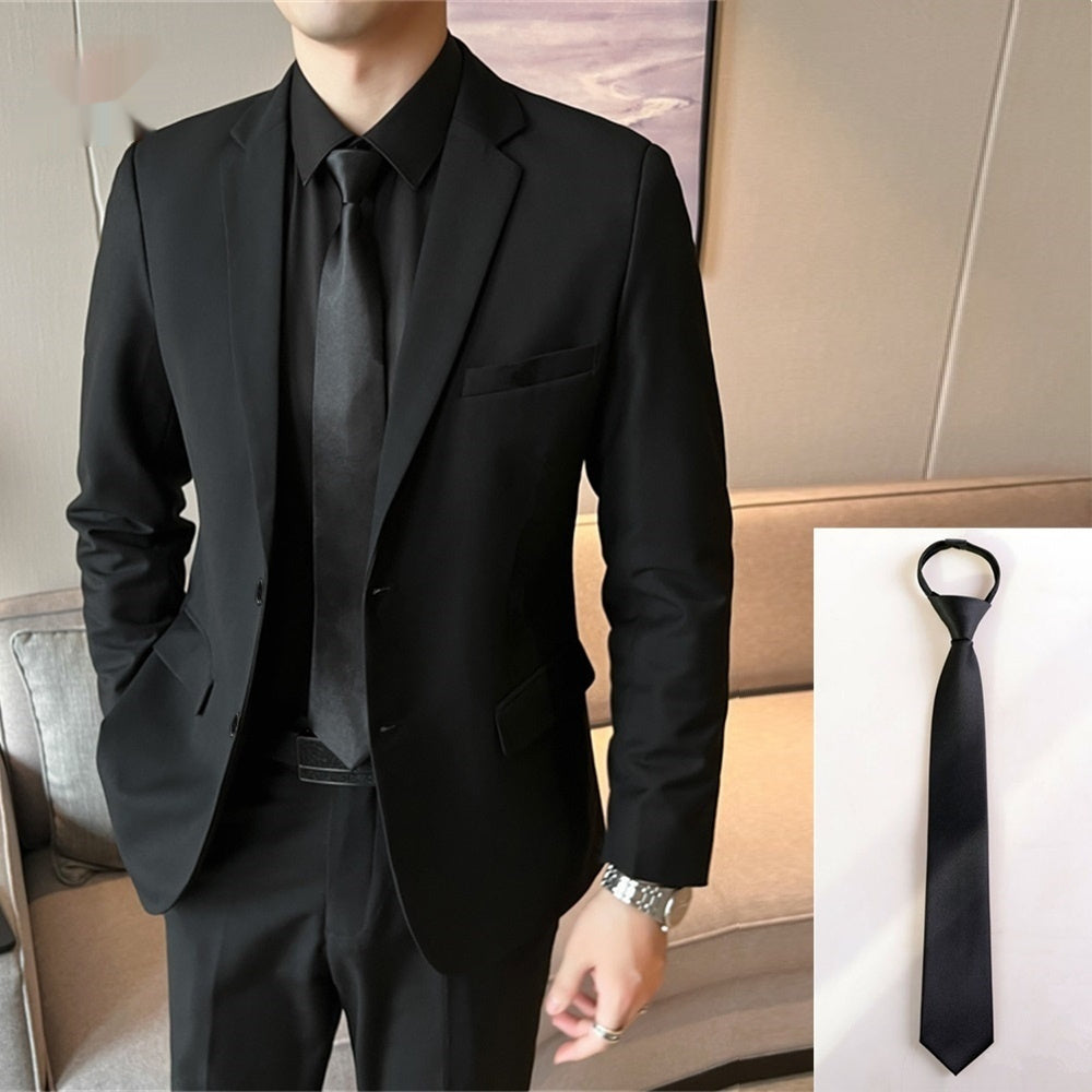 Men's Jacket Slim Fit Suit Casual Korean Youth Plus Size Best Man Suit Only