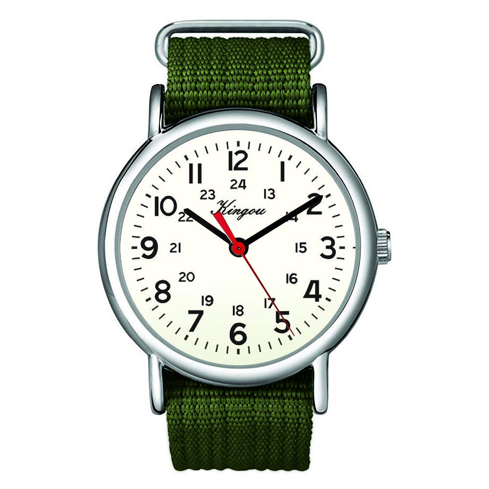 Hot Selling Nylon Band Student Quartz Watch