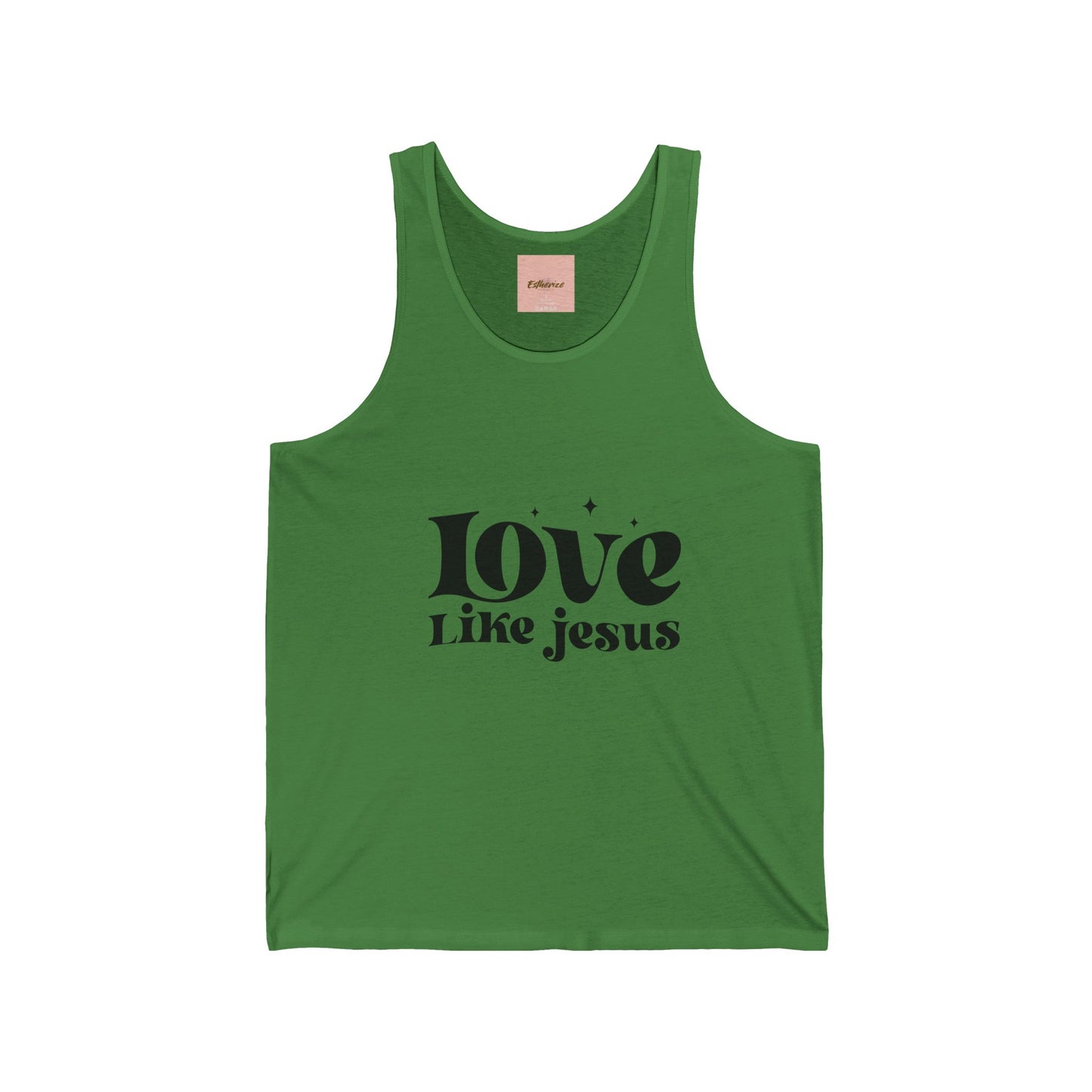 Inspirational Tank Top - Love Like Jesus Unisex Jersey