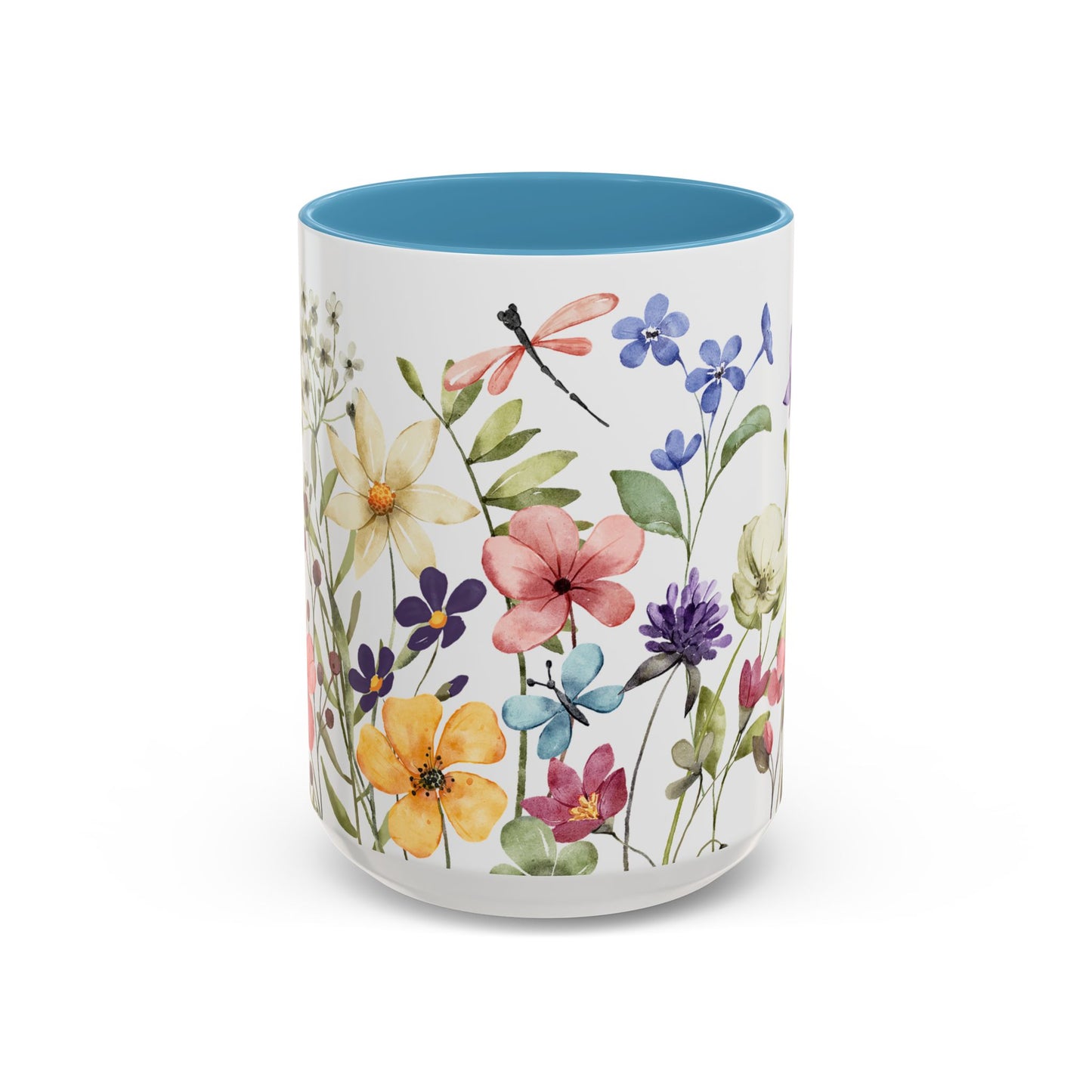 Copy of Floral Accent Coffee Mug | Colorful Botanical Design for Nature Lovers