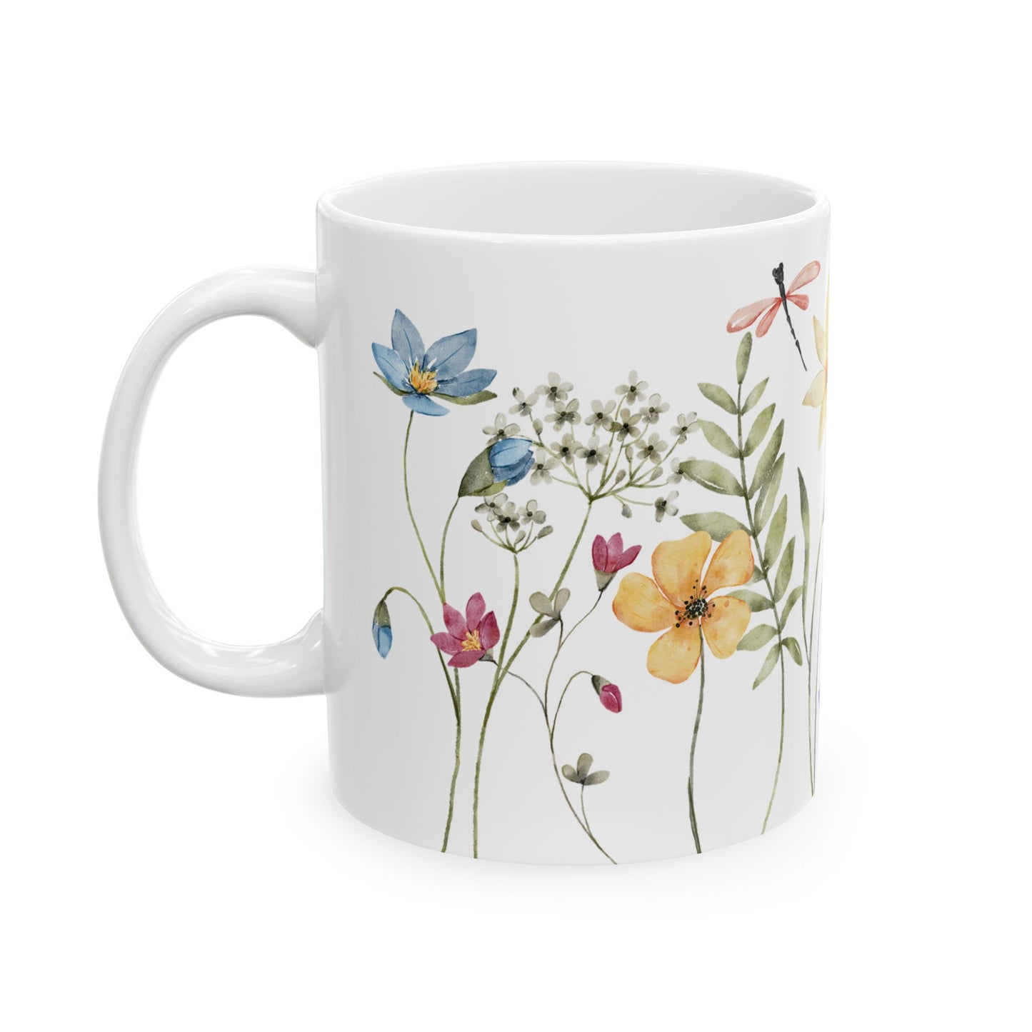 Copy of Floral Ceramic Mug | Coffee Cup with Wildflower Design, Ideal Gift for Flower Lovers, Mother's Day, Birthday, Home Decor, Tea Lover