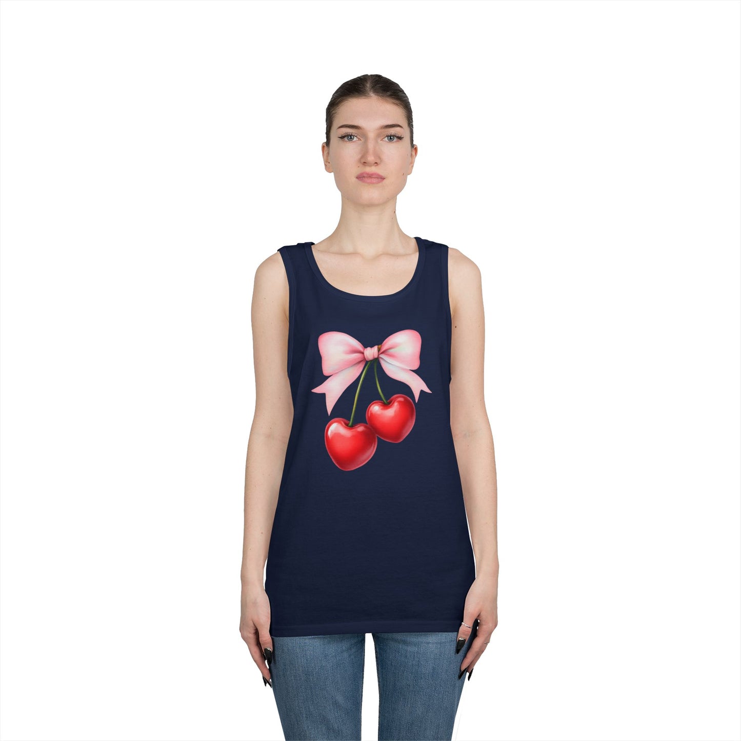 Cherry Hearts Tank Top