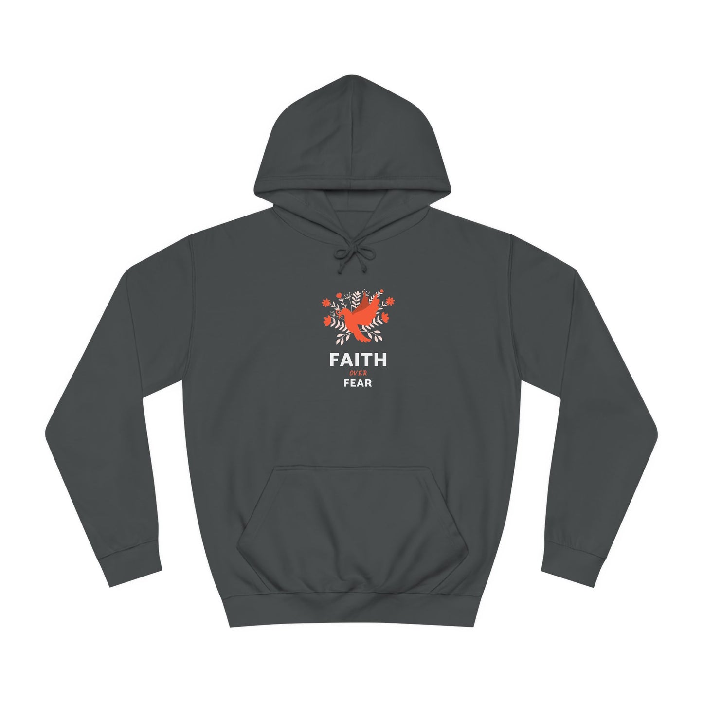 Unisex College Hoodie - Faith Over Fear