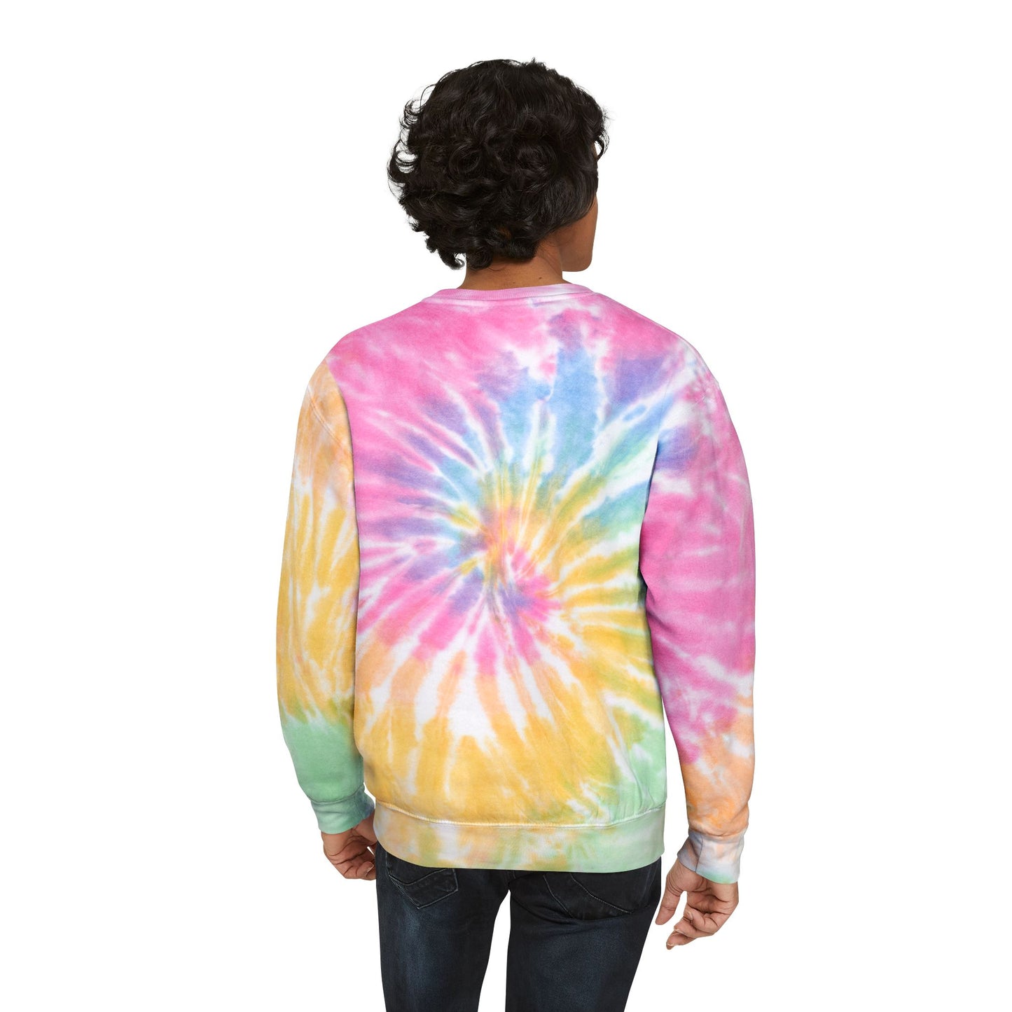 100 Days of School Unisex Tie-Dye Sweatshirt, Celebrate with Colorful School Spirit, Teacher Gift, Student Apparel, Rainbow Sweater, Back to