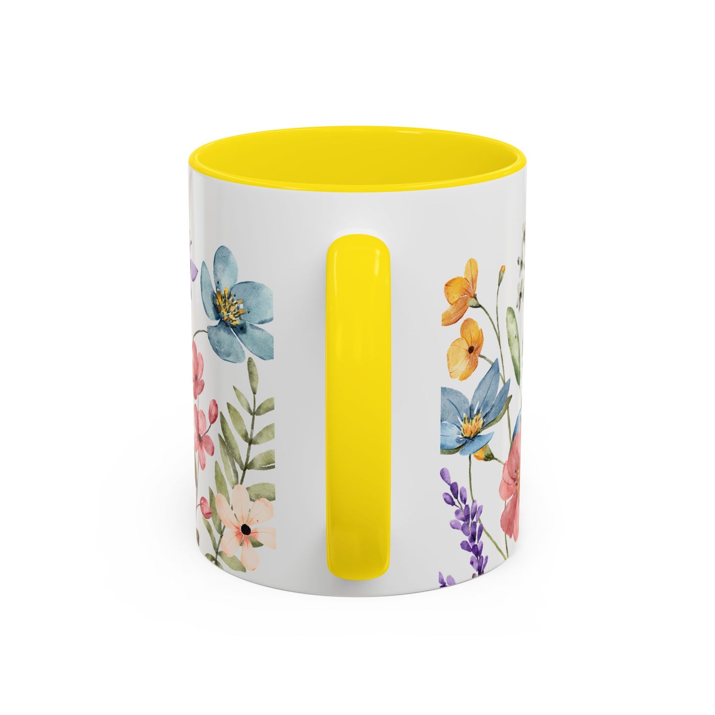 Copy of Floral Accent Coffee Mug | Colorful Botanical Design for Nature Lovers