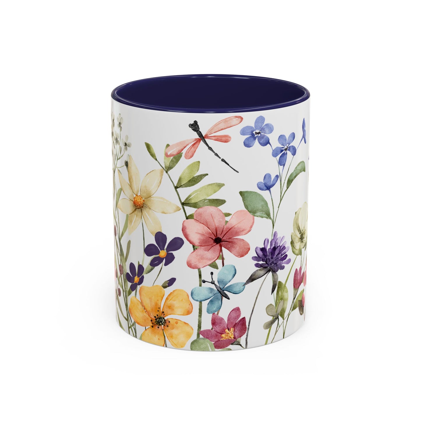 Copy of Floral Accent Coffee Mug | Colorful Botanical Design for Nature Lovers