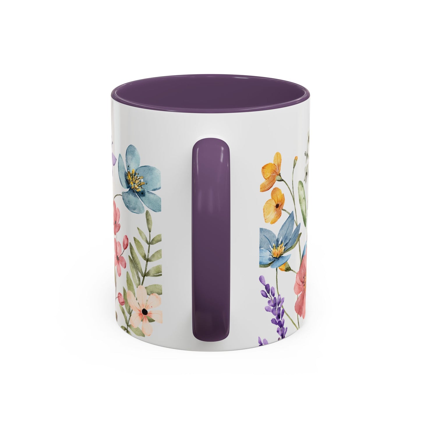 Copy of Floral Accent Coffee Mug | Colorful Botanical Design for Nature Lovers