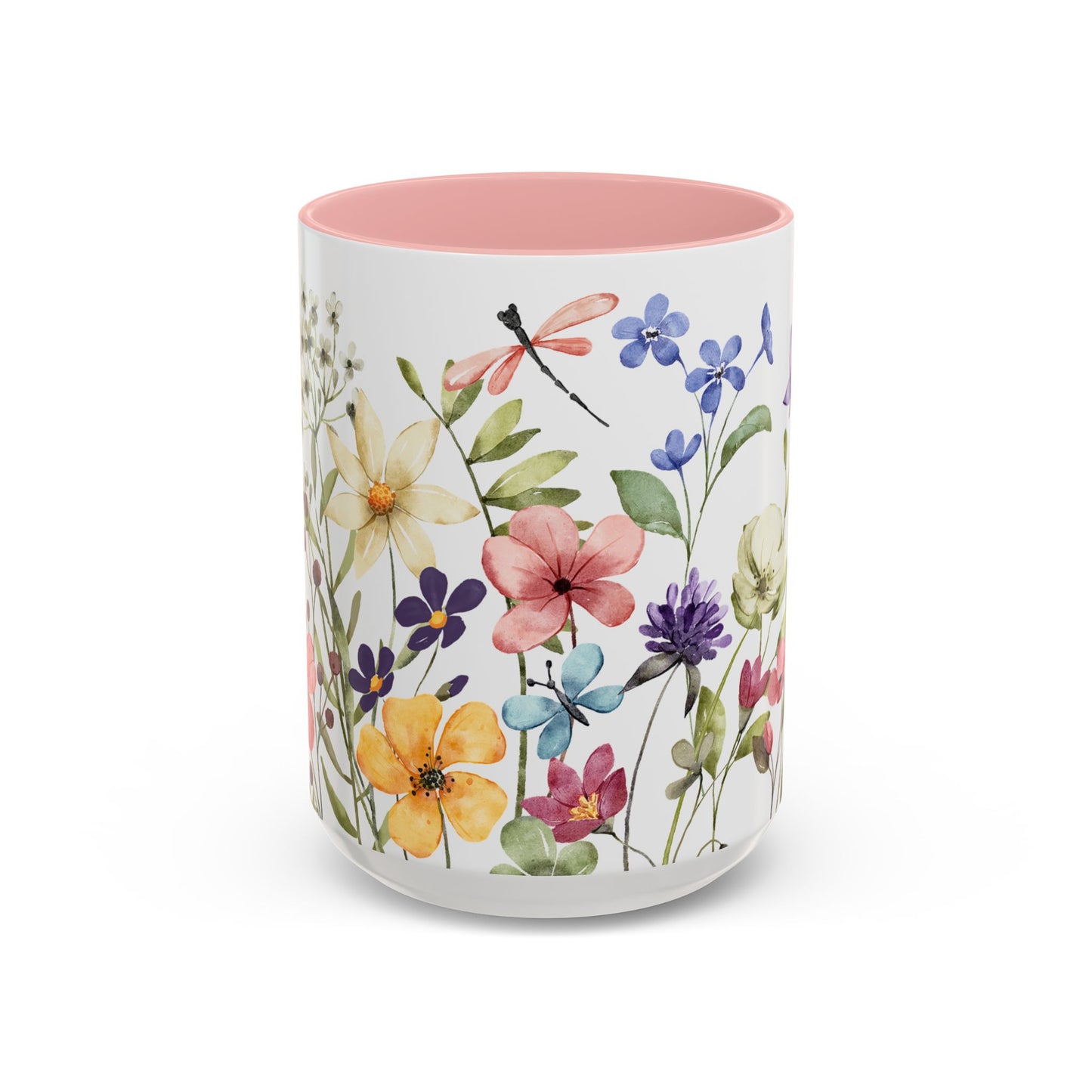 Copy of Floral Accent Coffee Mug | Colorful Botanical Design for Nature Lovers