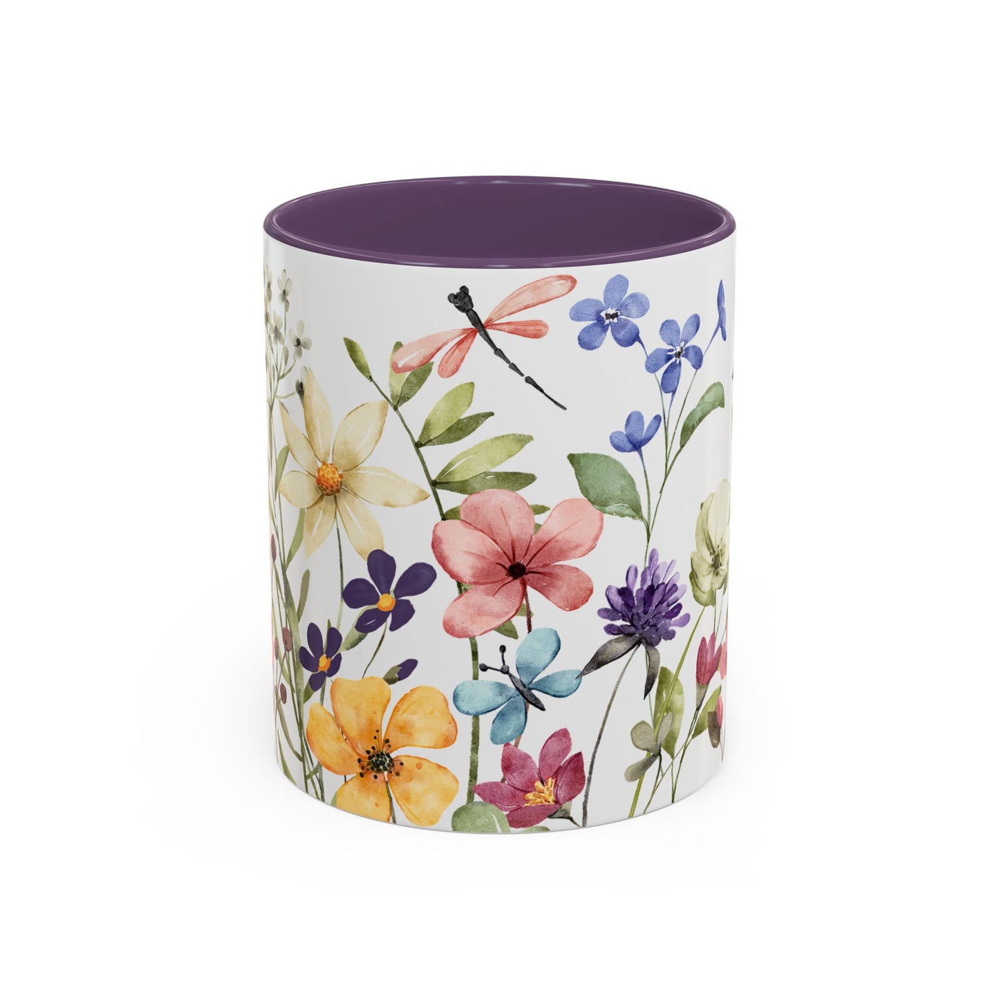 Copy of Floral Accent Coffee Mug | Colorful Botanical Design for Nature Lovers