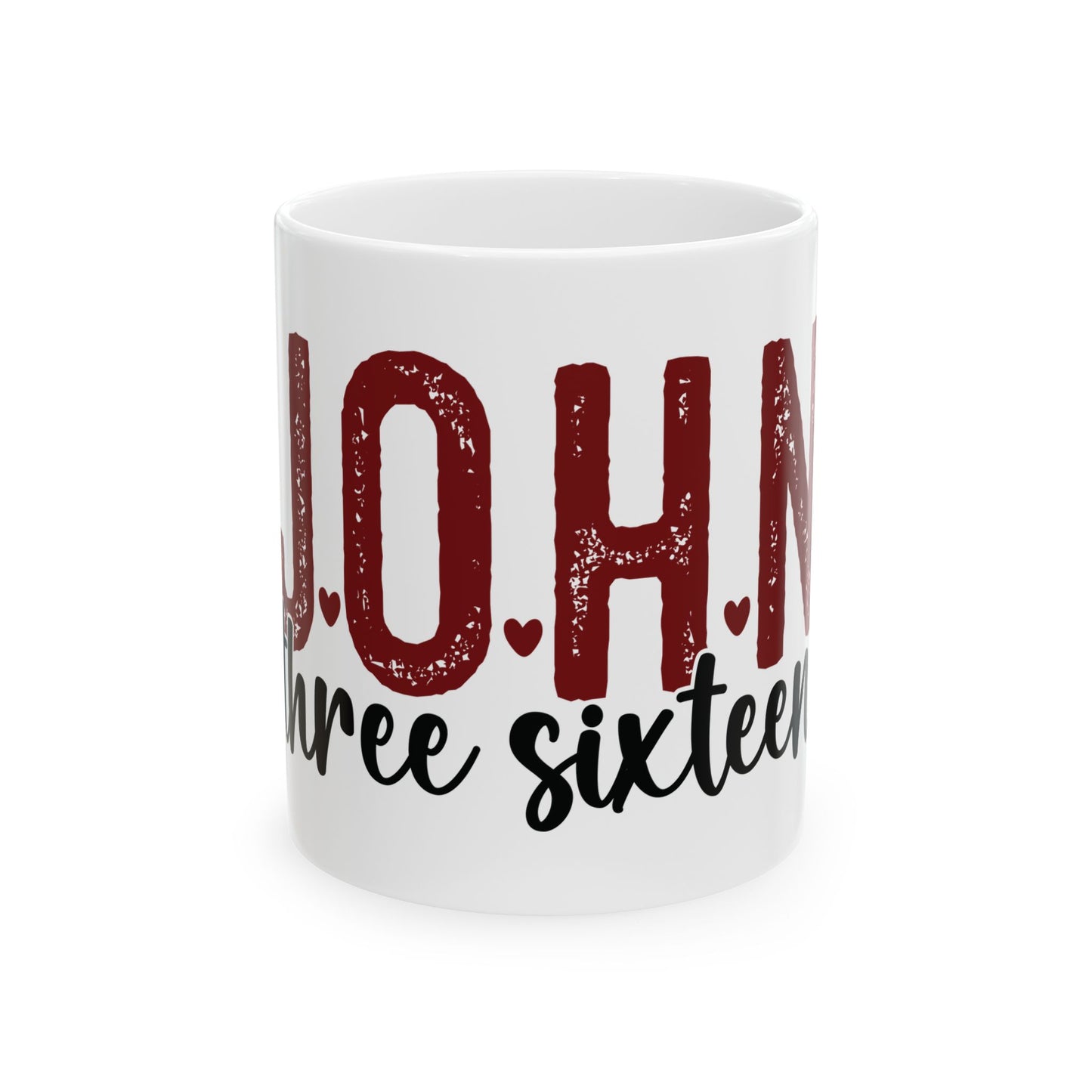 Ceramic Mug with Bible Verse John 3:16