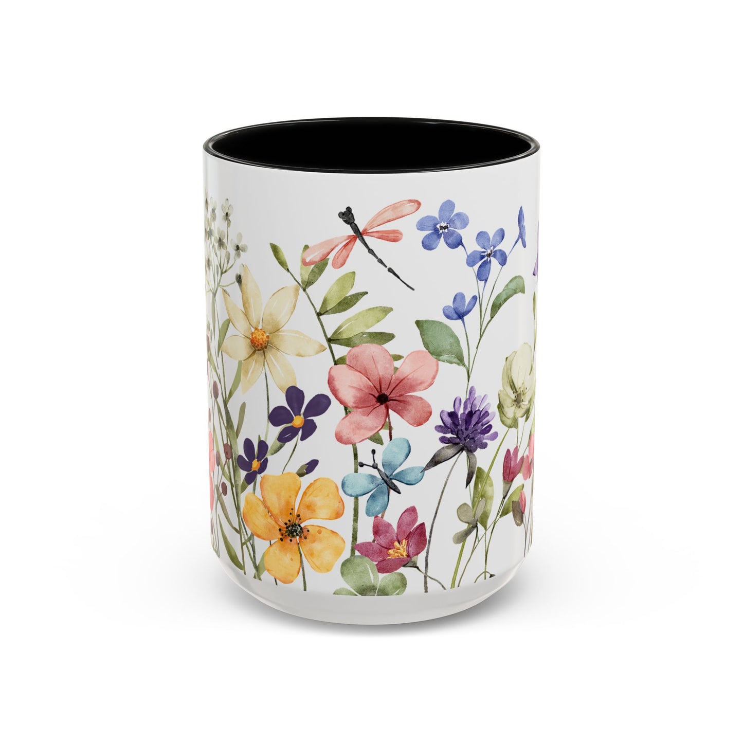 Copy of Floral Accent Coffee Mug | Colorful Botanical Design for Nature Lovers