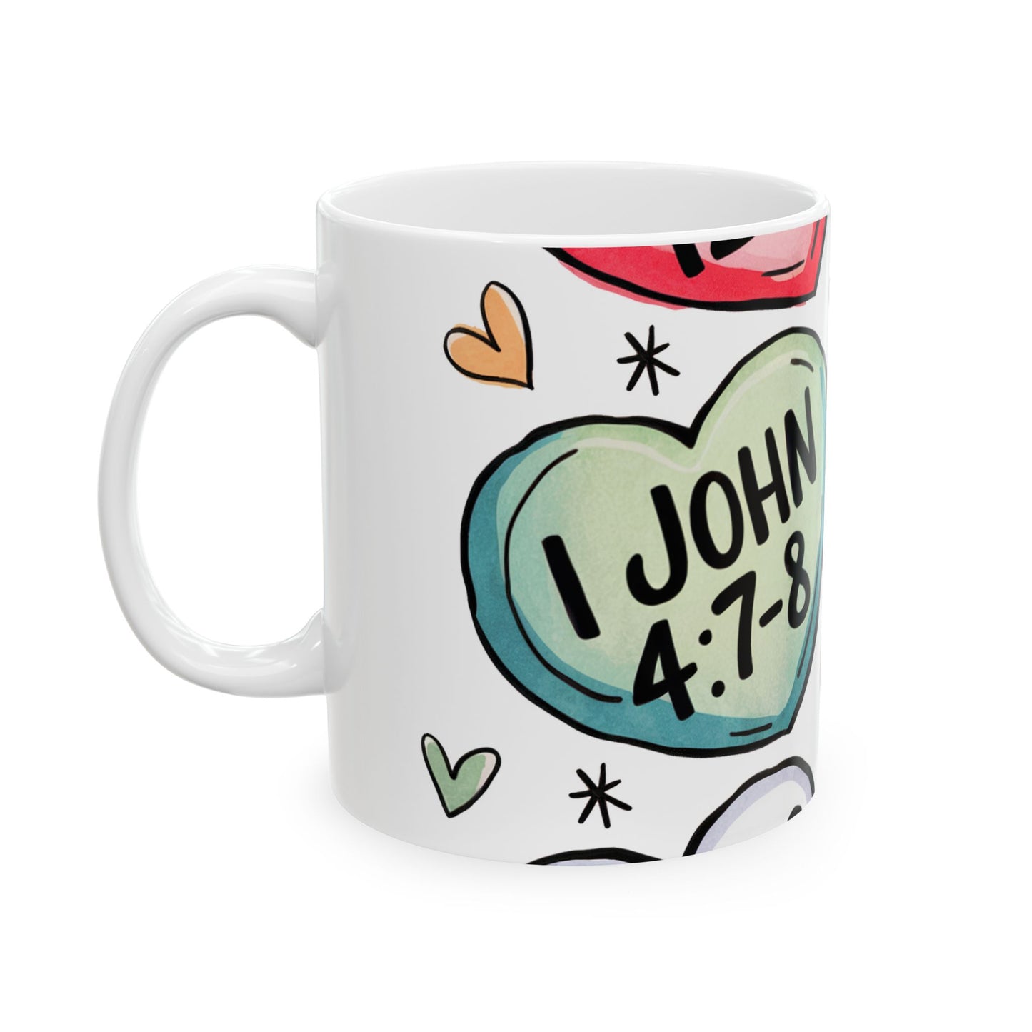 Bible Verse Ceramic Mug with Bible Love Quotes