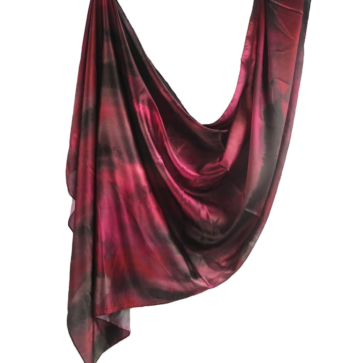 Printed Scarf Silk Ethnic Shawls Premium Marble