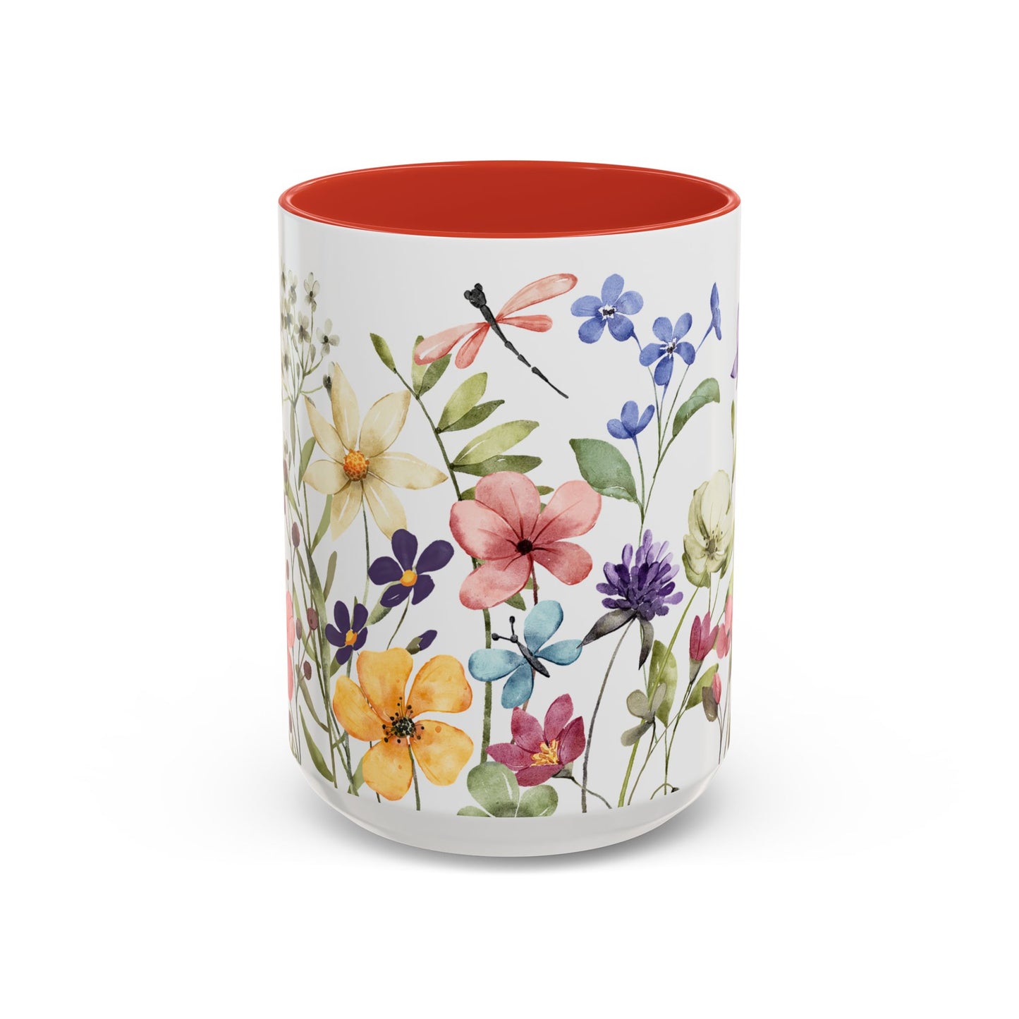 Copy of Floral Accent Coffee Mug | Colorful Botanical Design for Nature Lovers