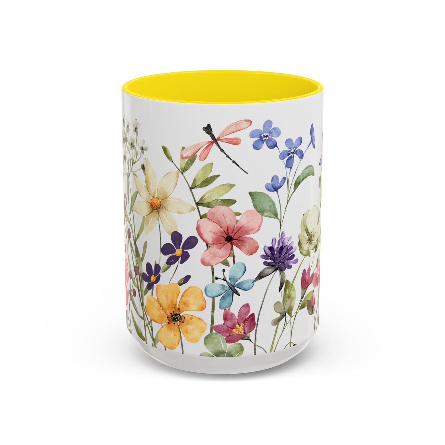 Copy of Floral Accent Coffee Mug | Colorful Botanical Design for Nature Lovers