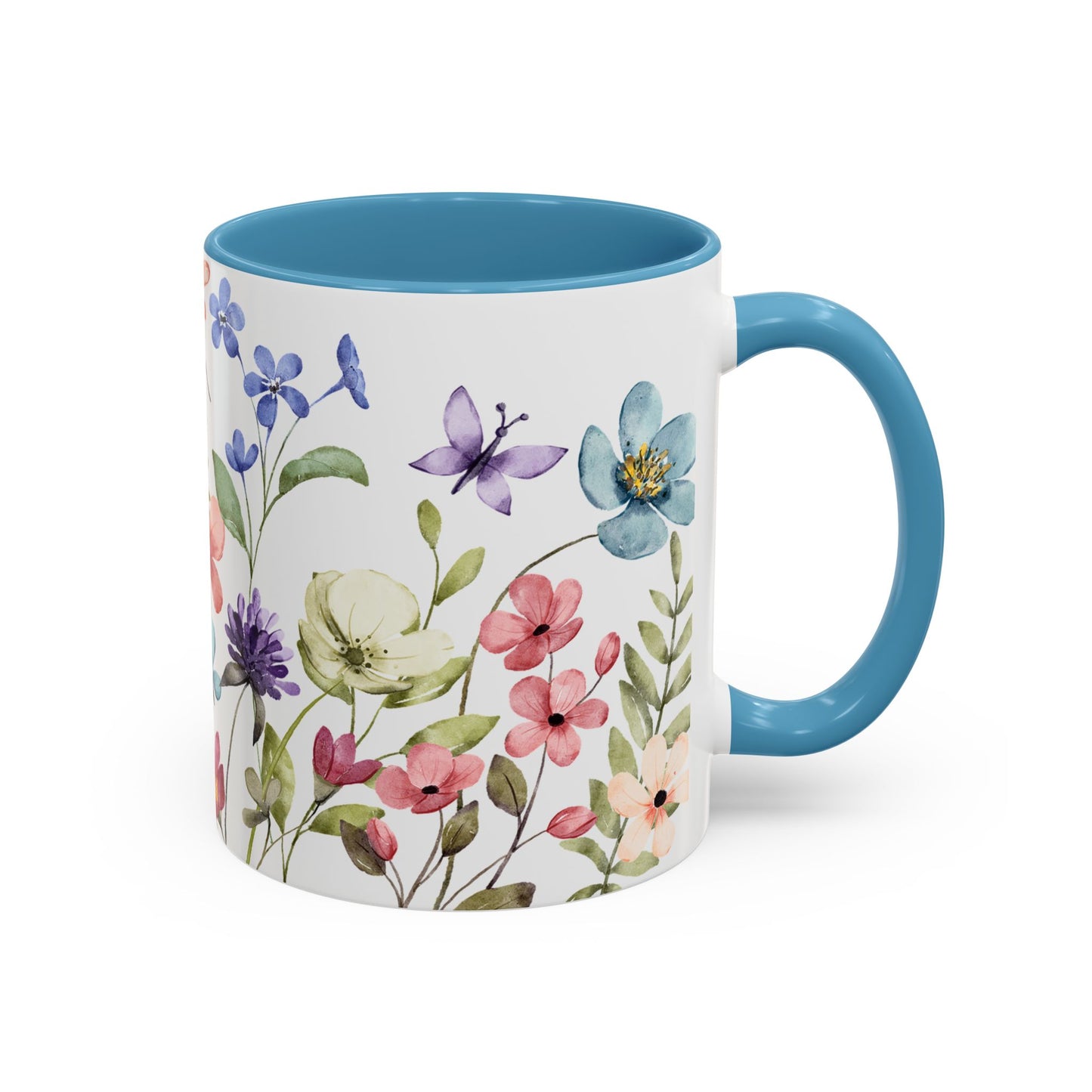 Copy of Floral Accent Coffee Mug | Colorful Botanical Design for Nature Lovers