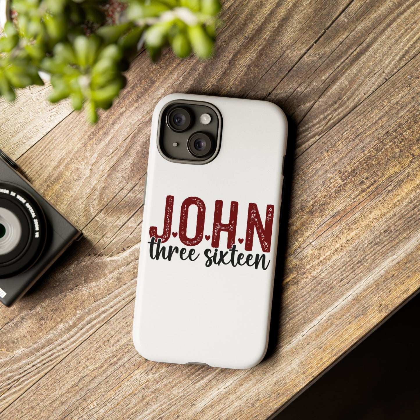 Phone Case, Christian iPhone Cover  Inspirational Cell Phone Protector with Scripture