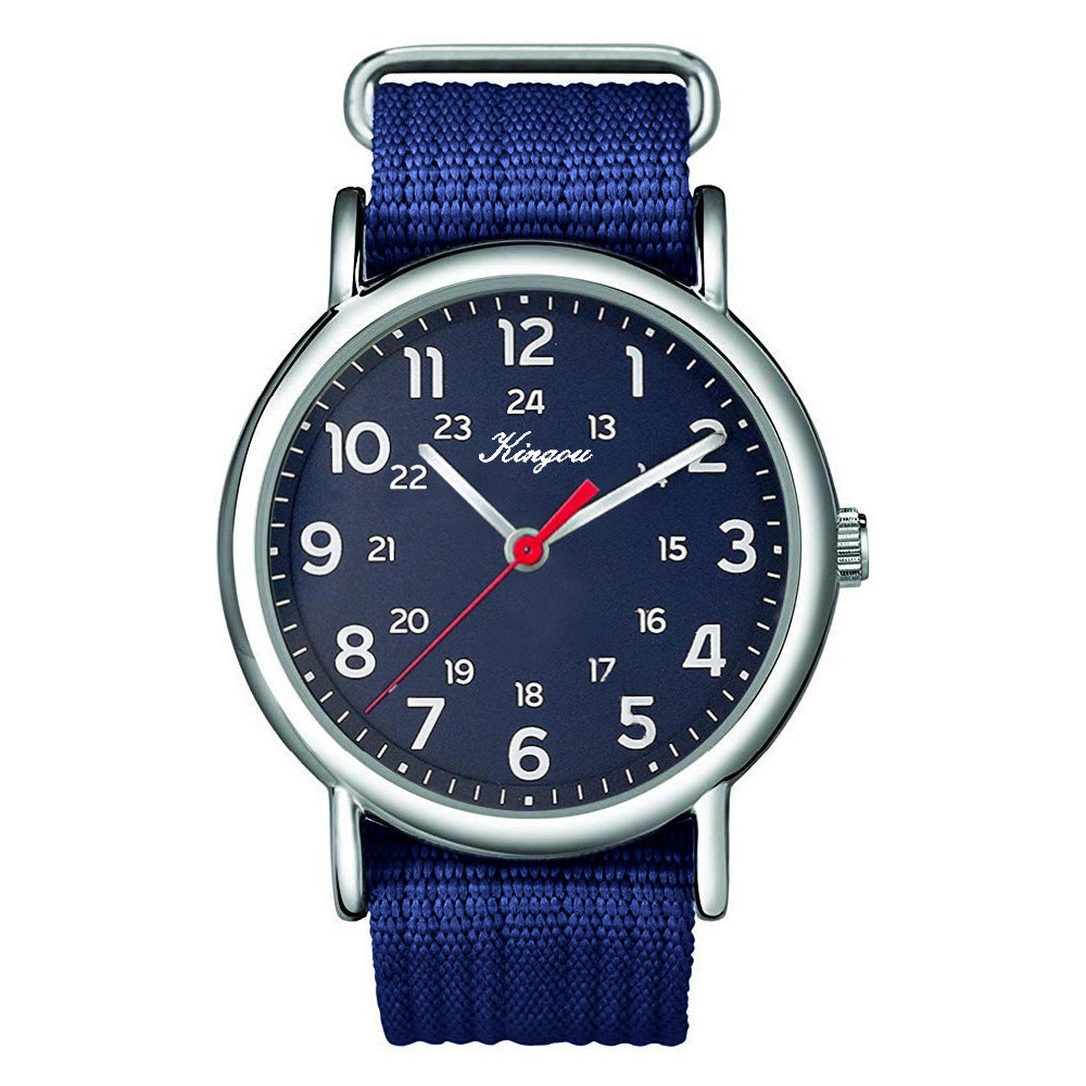 Hot Selling Nylon Band Student Quartz Watch