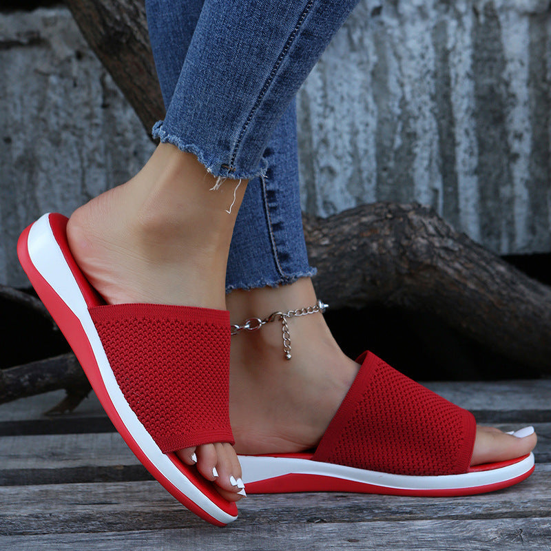 Women Shoes Summer Flat Sandals Casual Indoor Outdoor Slipper For Beach Shoes