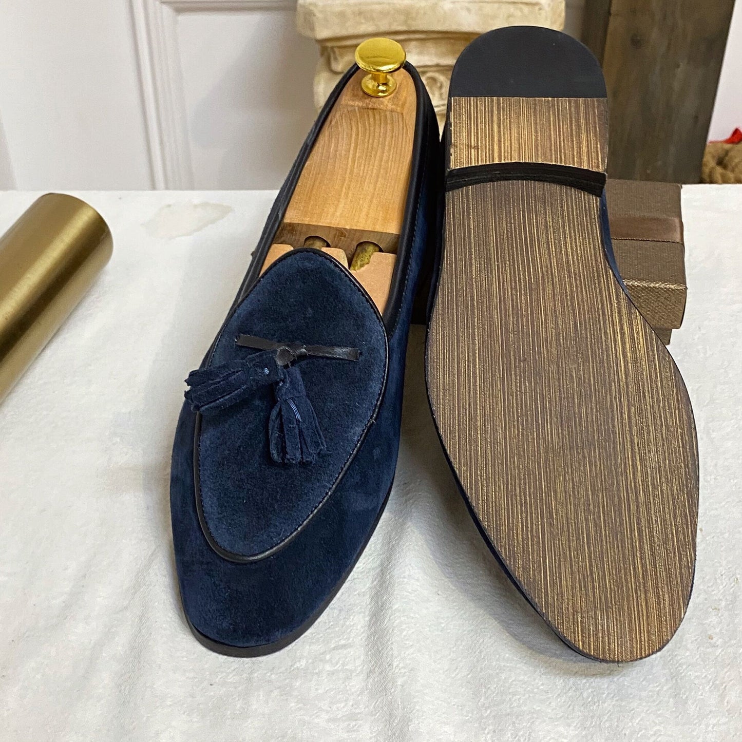 Suede Slip On Fashion Loafers