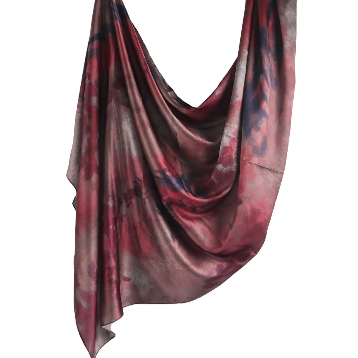 Printed Scarf Silk Ethnic Shawls Premium Marble